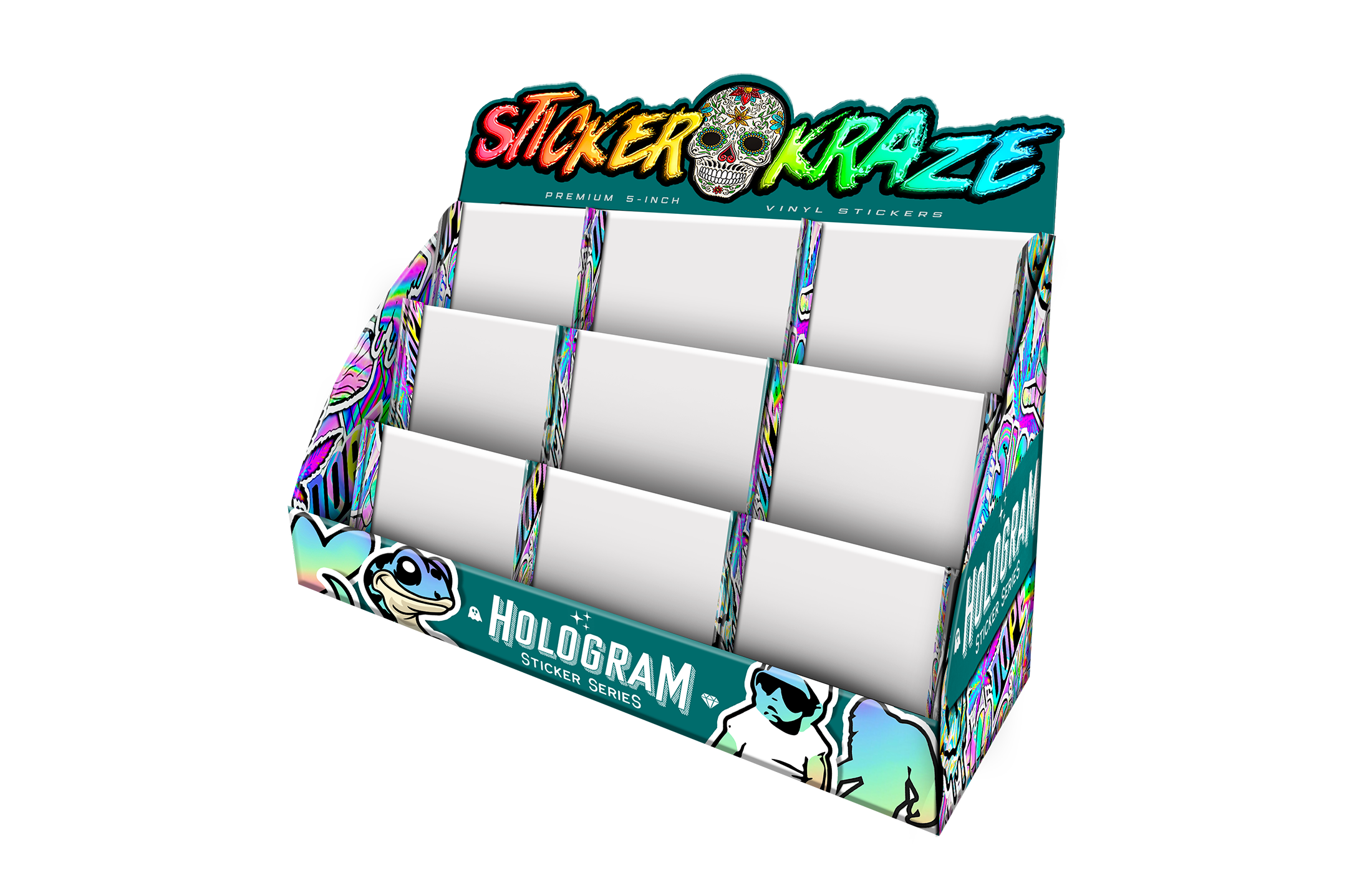 Sticker Kraze - Counter Display PDQ Version 2 (empty)