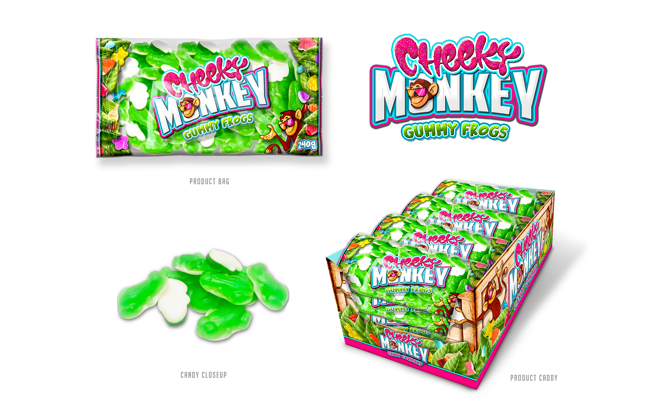Cheeky Monkey - Gummy Frogs