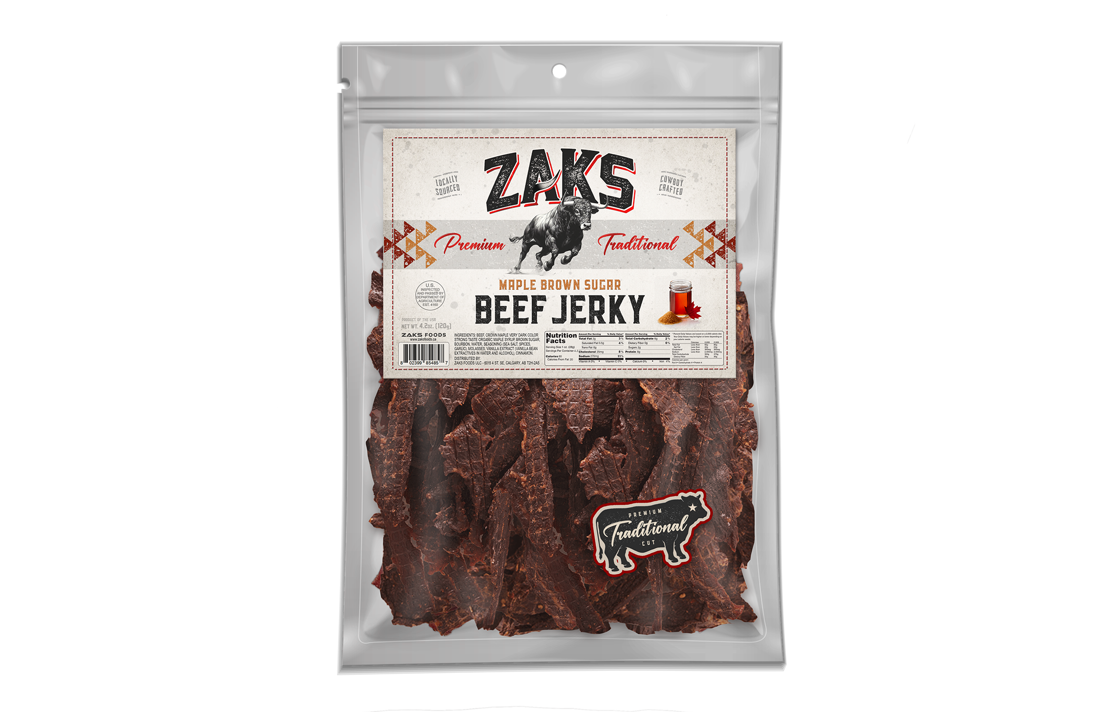 Zaks Traditional Jerky Canada (various)