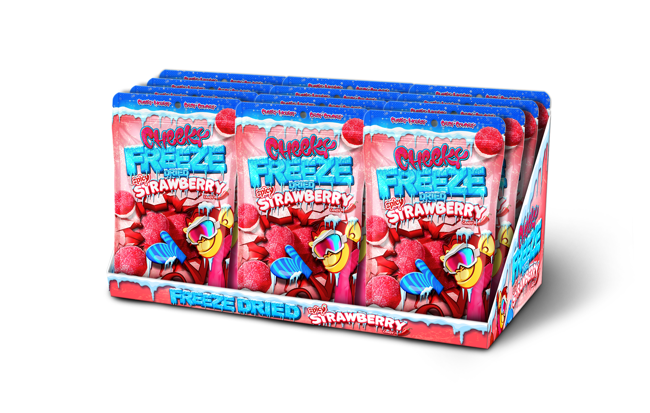 Cheeky Freeze Spicy Strawberry - Product Box