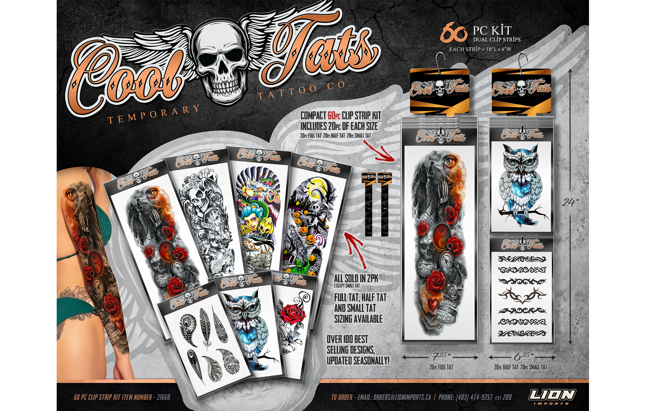 Cool Tats - Clip Strip Flyer