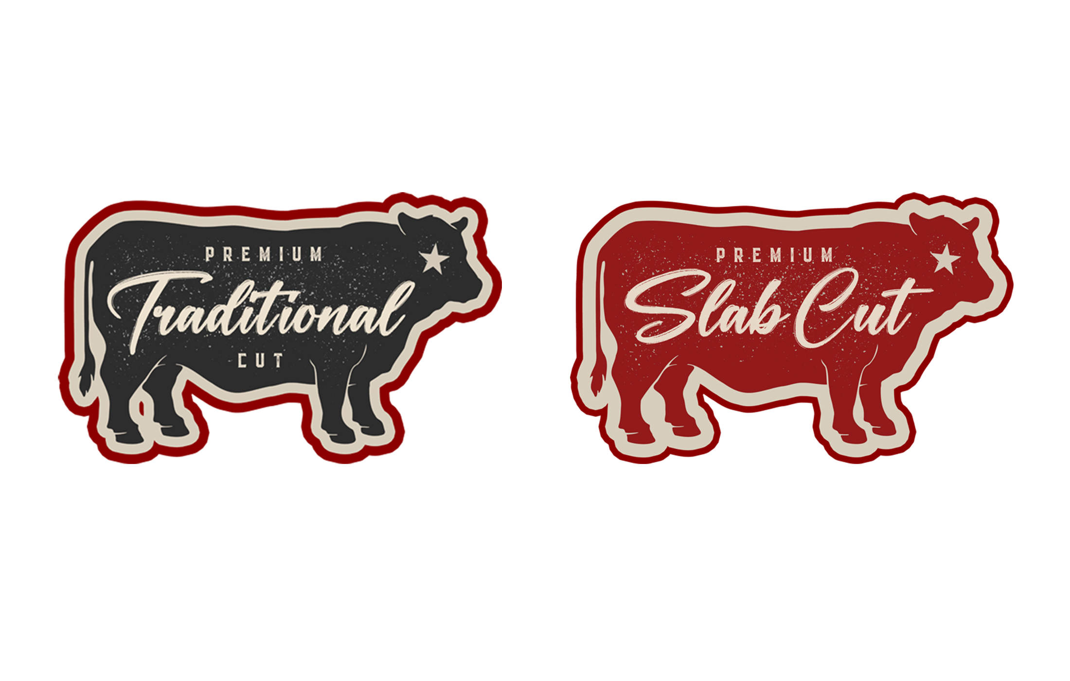 Angus Bag Accent Stickers - Traditional/Slab
