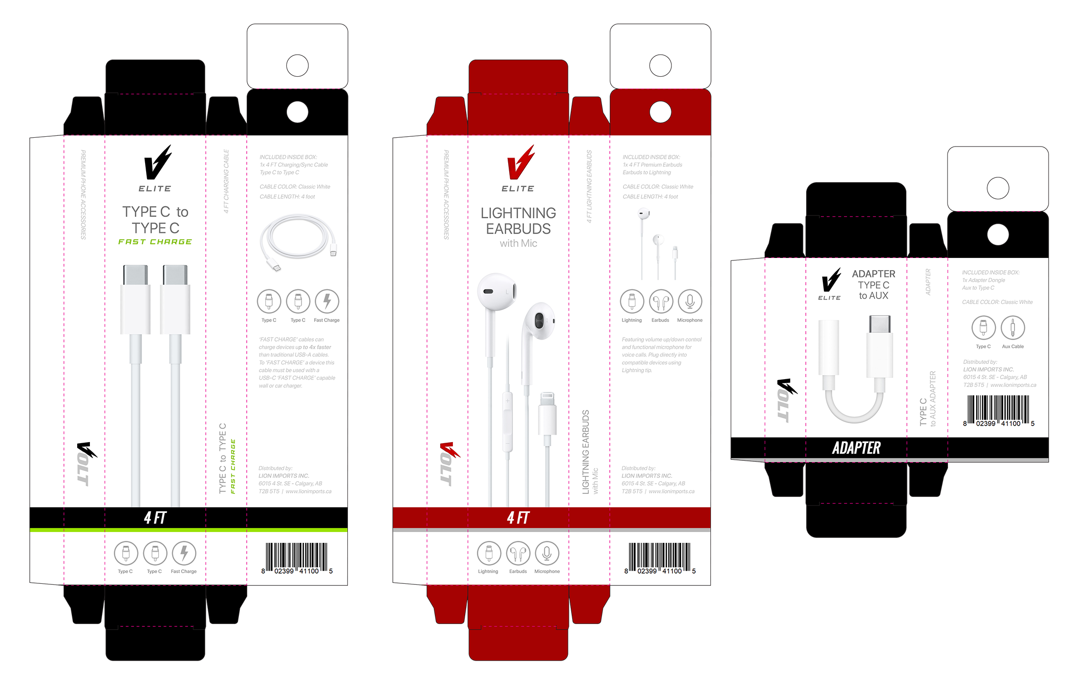 Volt Elite - Print Packaging (various)