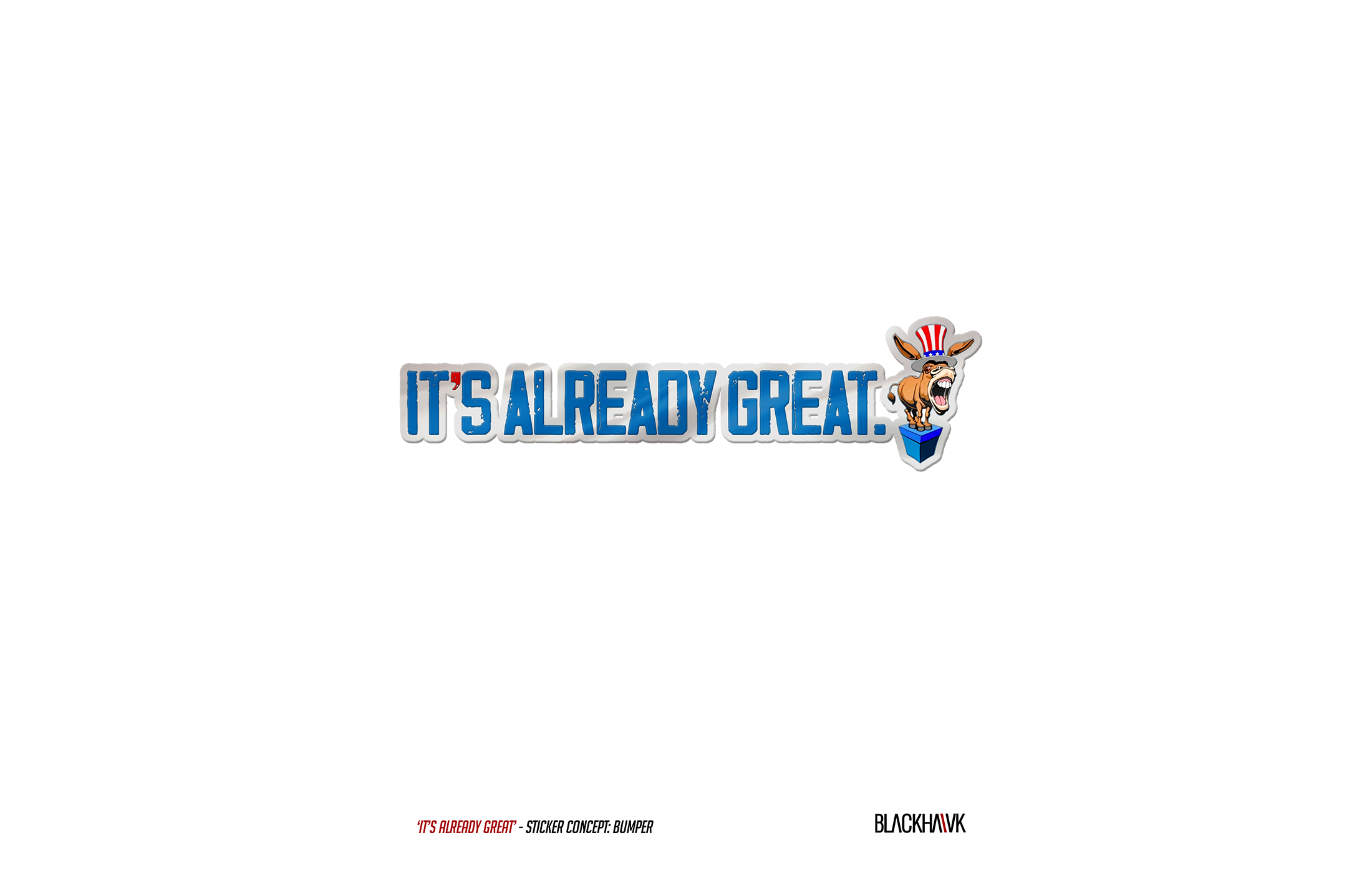 Democrat - Bumper Sticker (various)