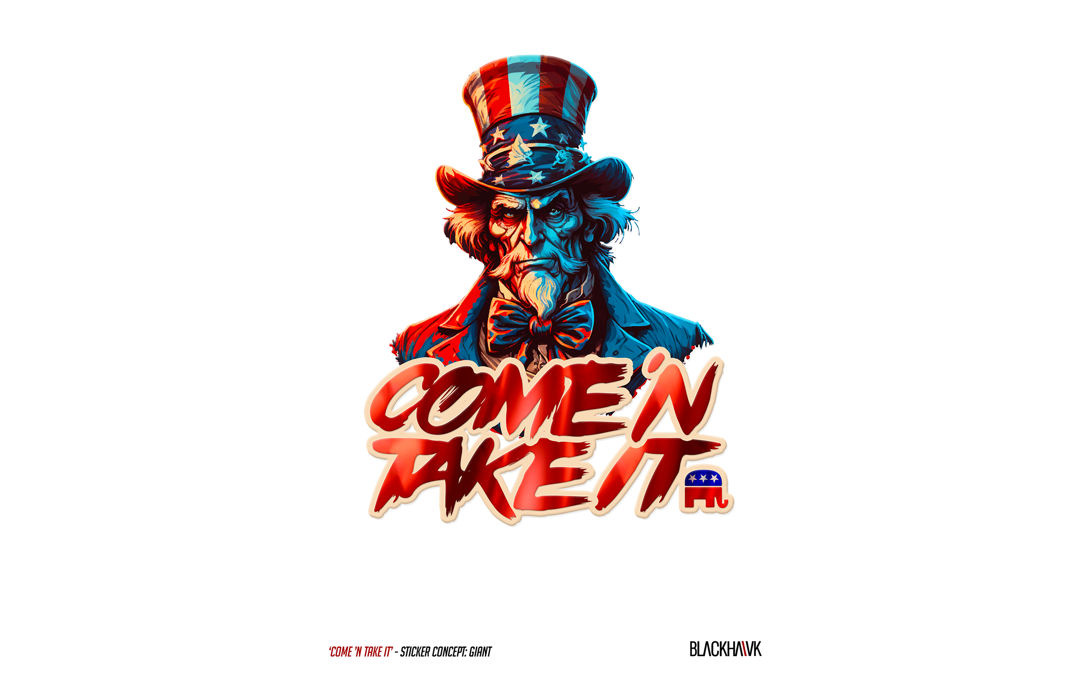 Republican - XL Sticker (various)