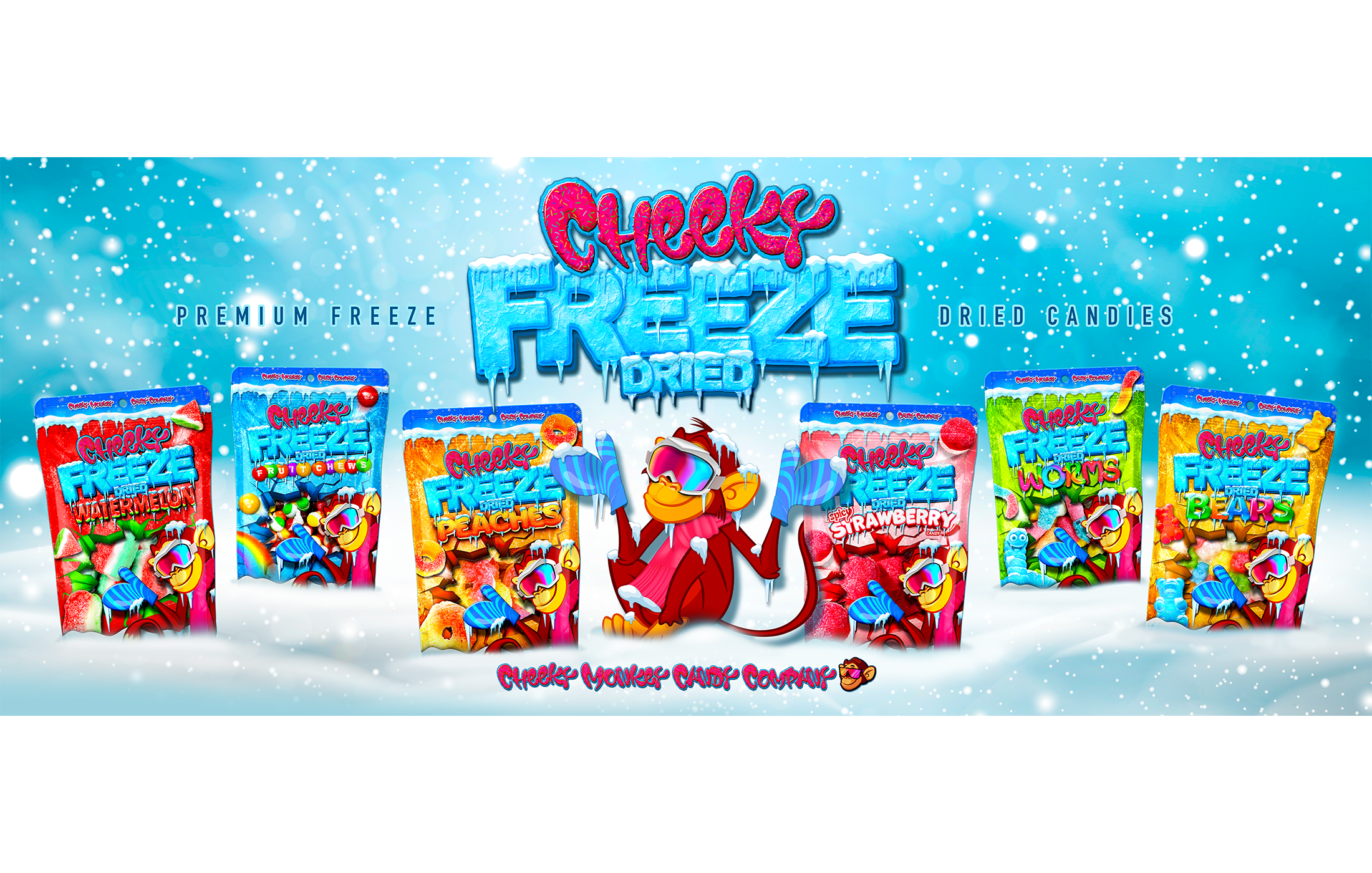 Cheeky Freeze - Banner Print Artwork