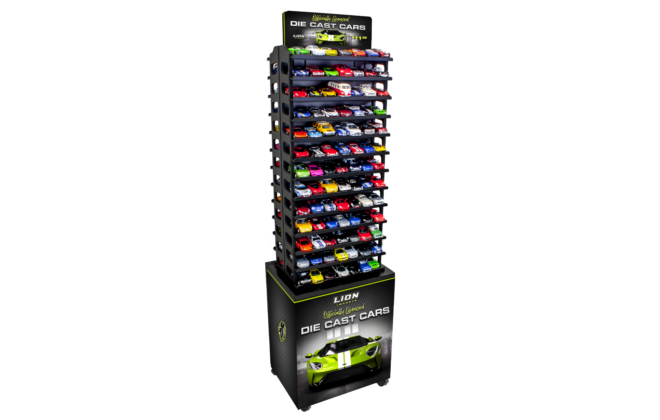 Die Cast Cars - Floor Display Designed and Developed for Canadian Tire