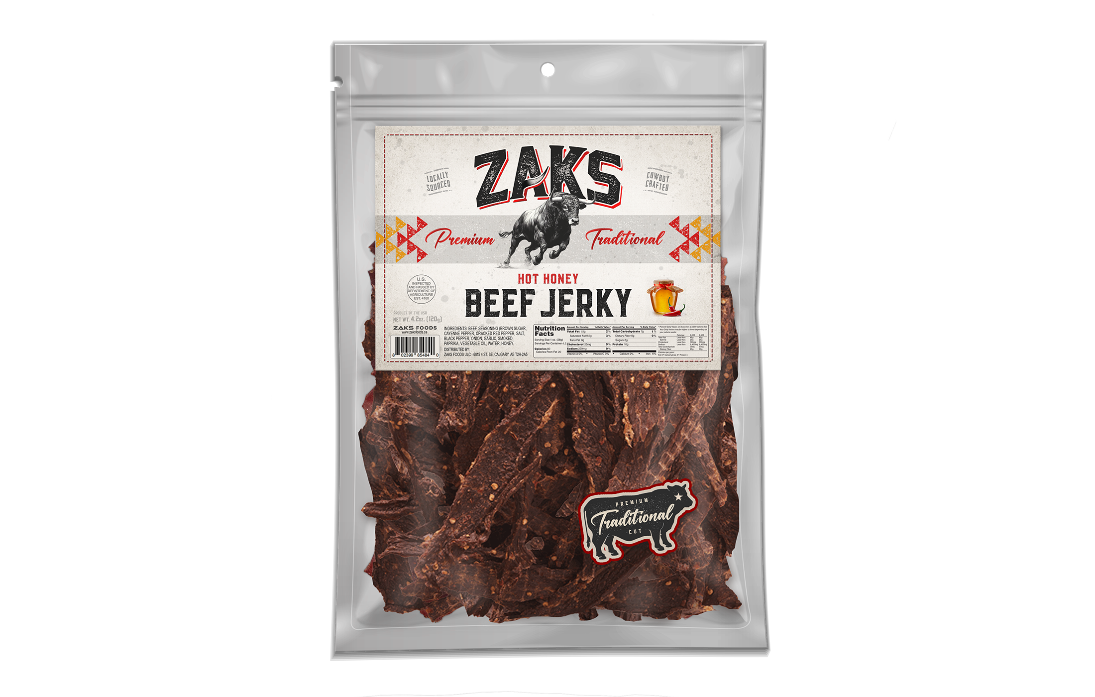 Zaks Traditional Jerky Canada (various)