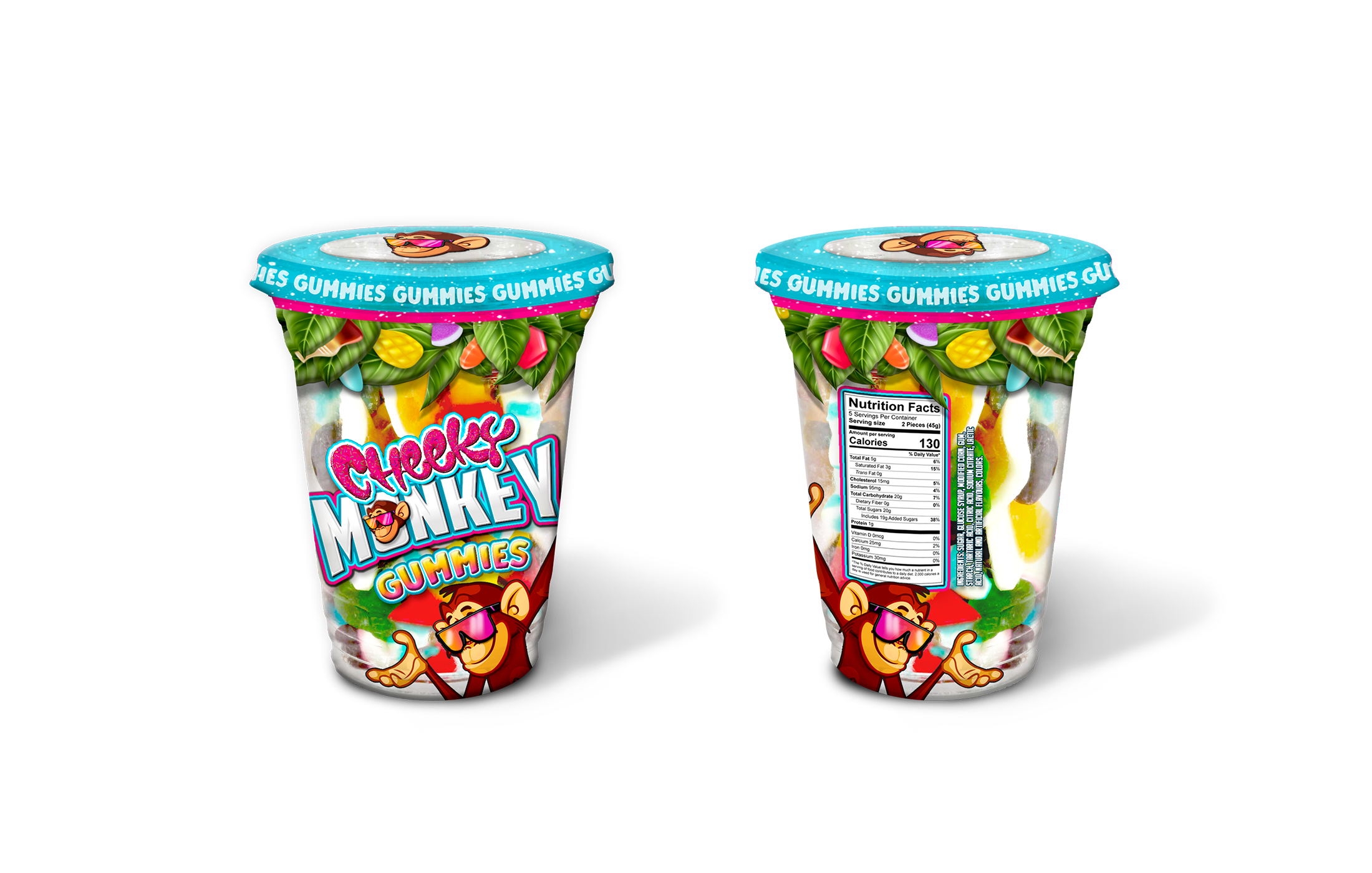 Cheeky Monkey - Candy Cup Detail (Gummies)