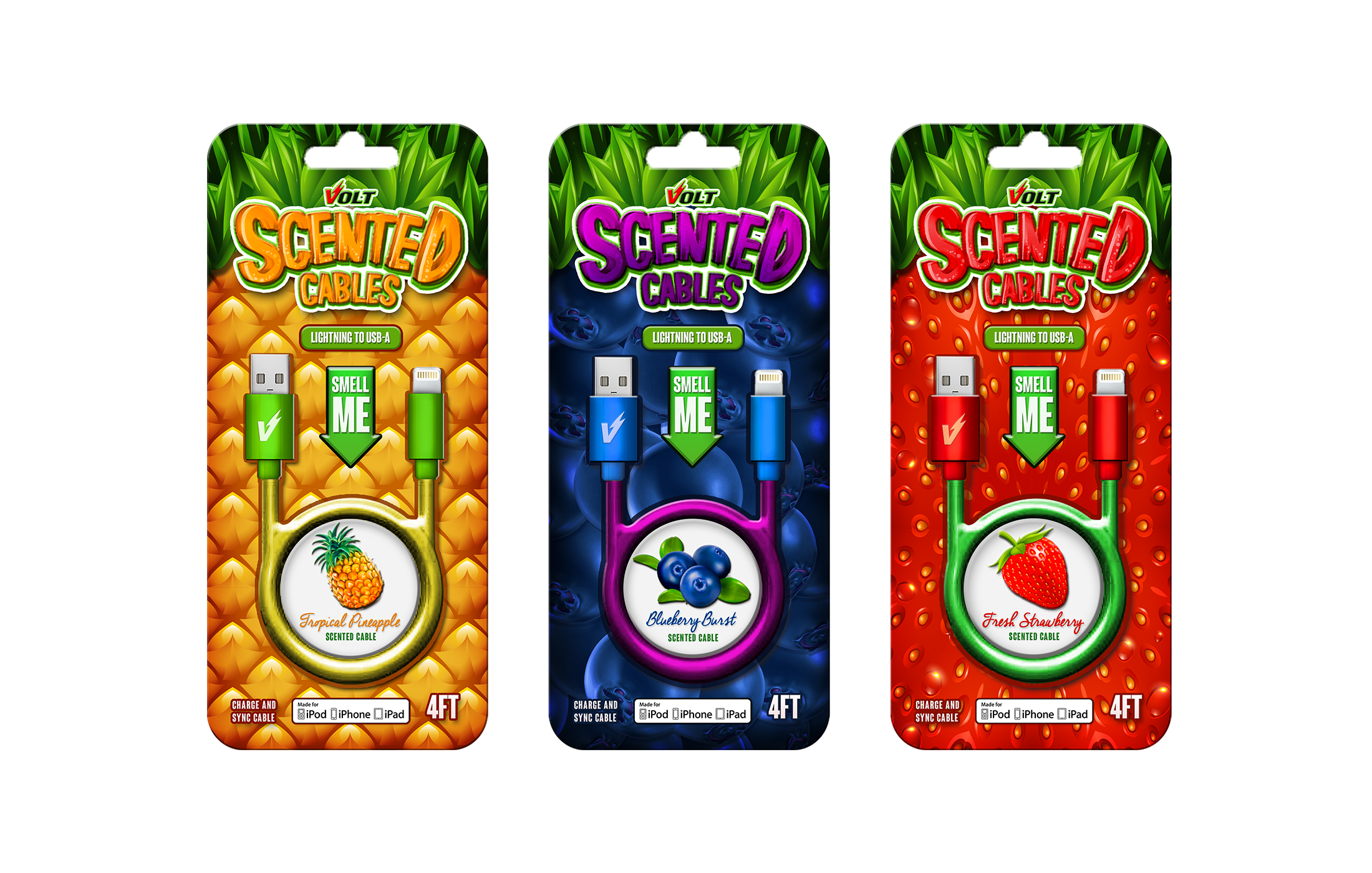 Volt Scented Cables - Fruit Series