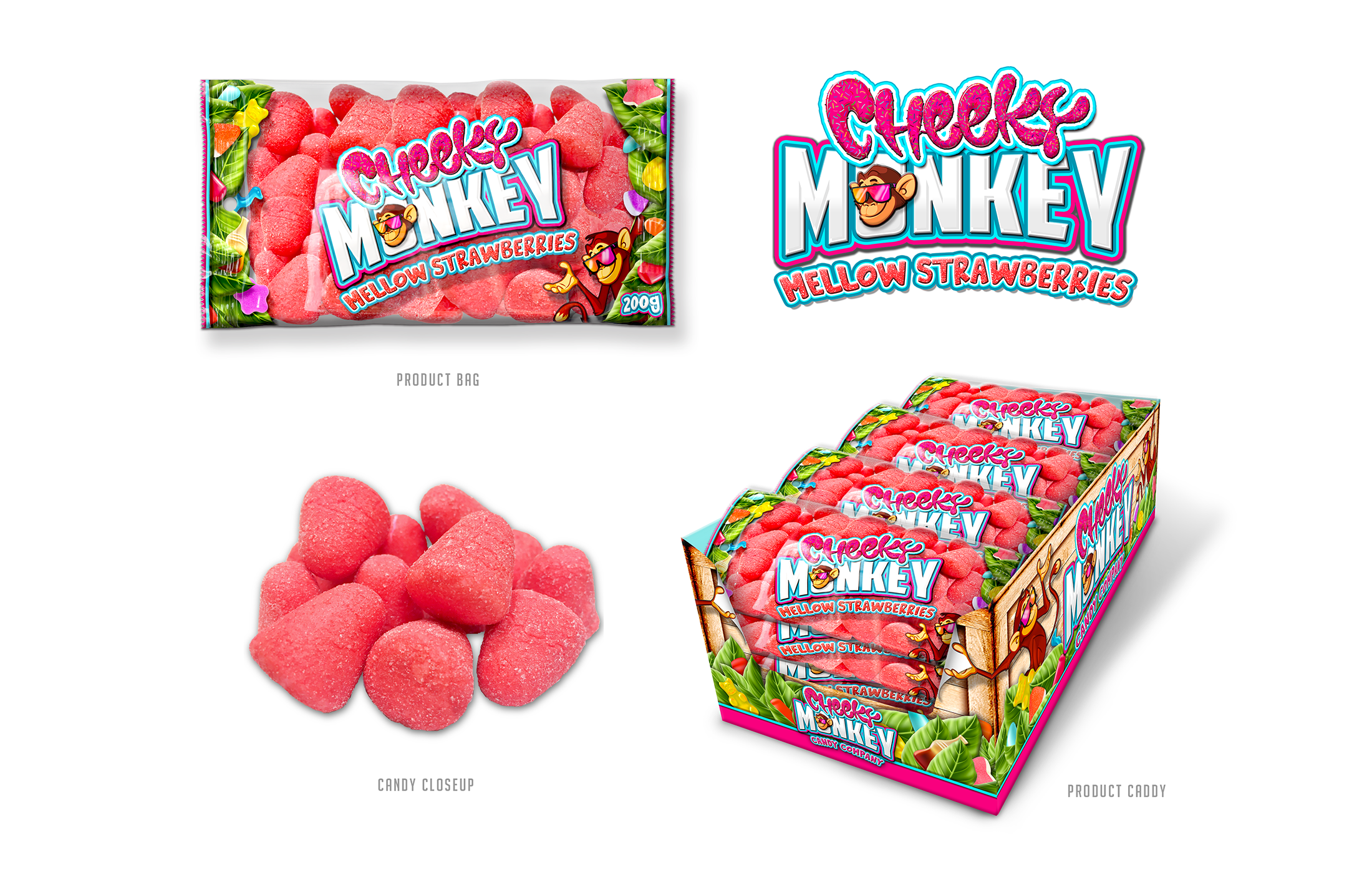 Cheeky Monkey - Mellow Strawberries