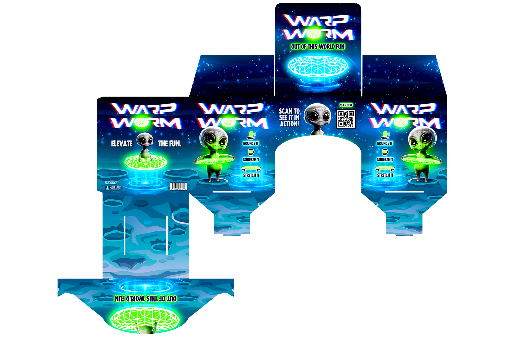 Warp Worm PDQ - Flat Print 2