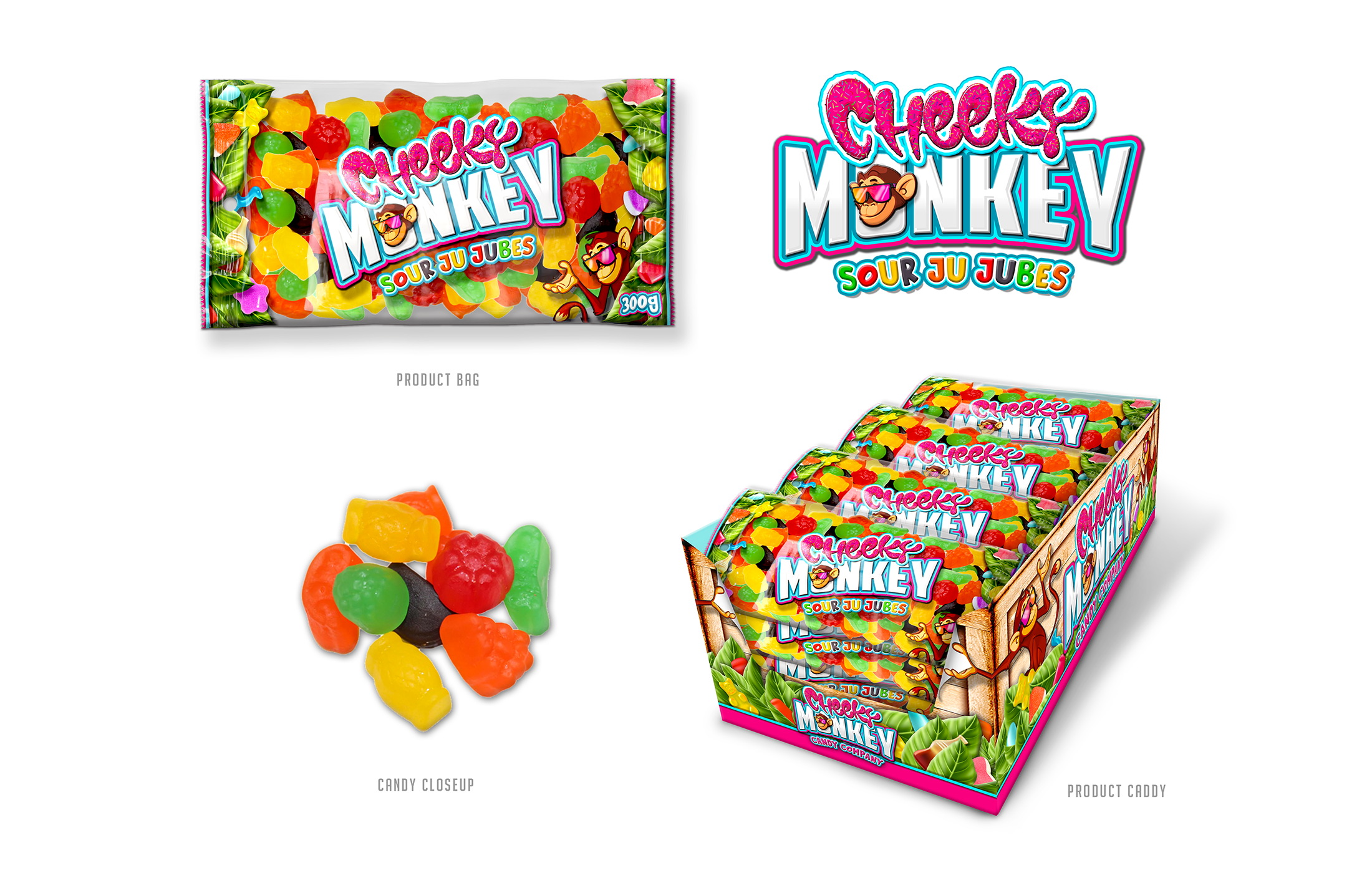 Cheeky Monkey - Sour Ju Jubes