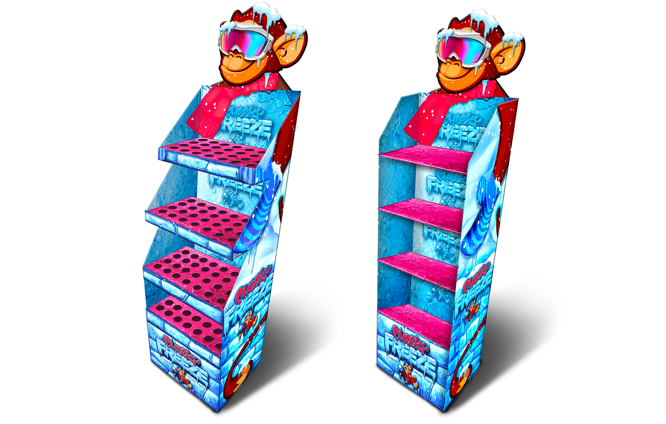 Cheeky Freeze Floor Shippers (2 Variants)