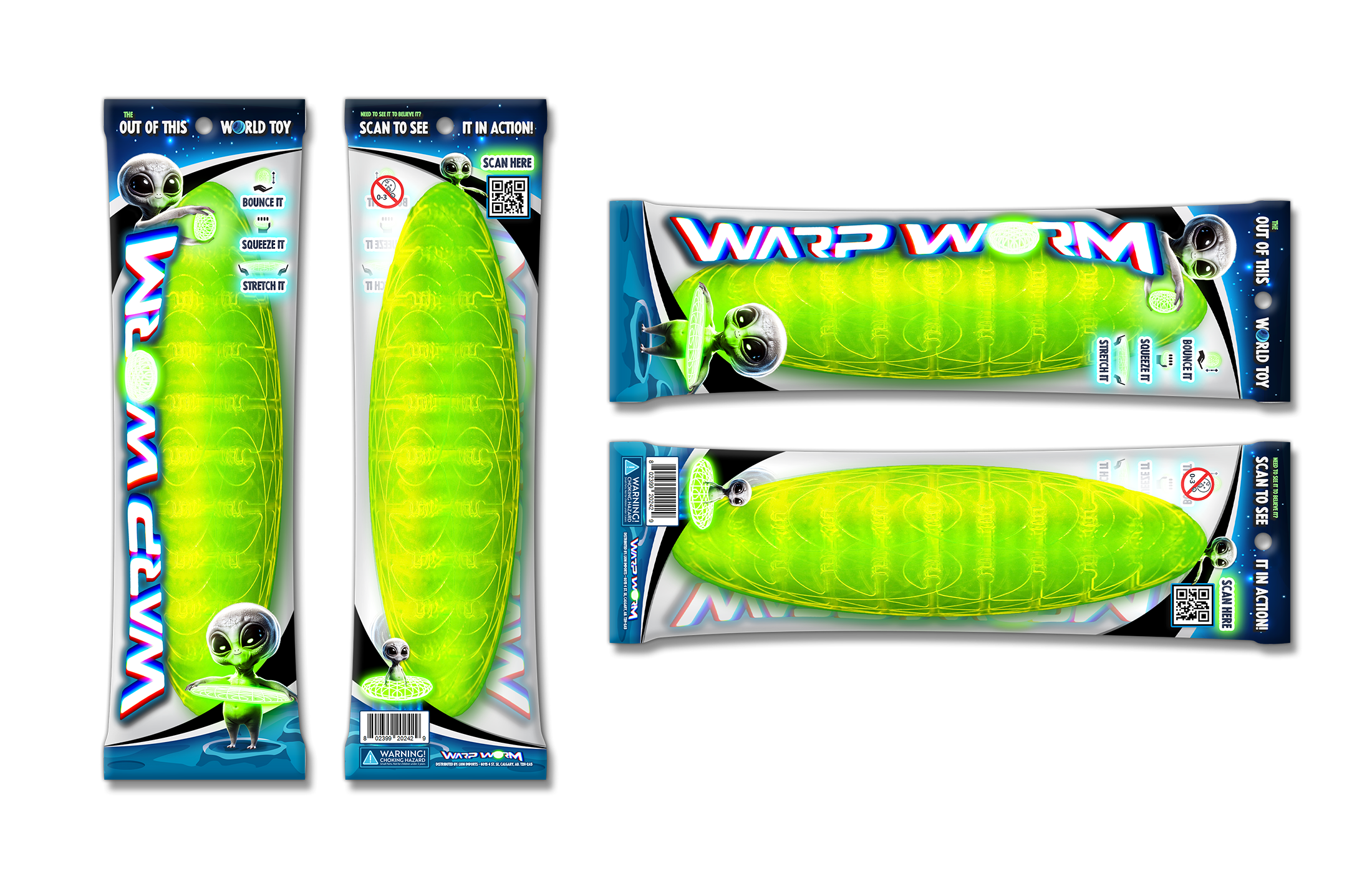 Warp Worm Product Package