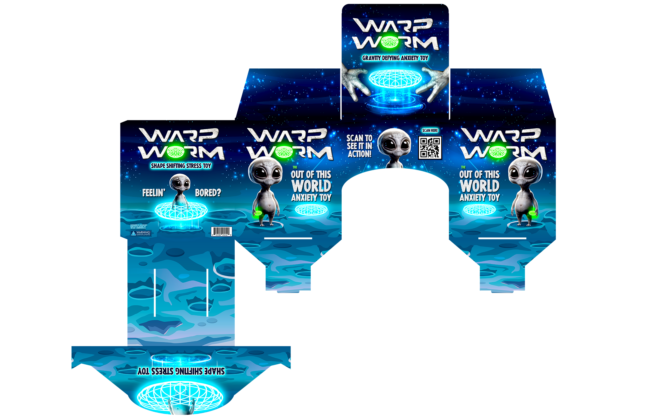 Warp Worm PDQ - Flat Print 1