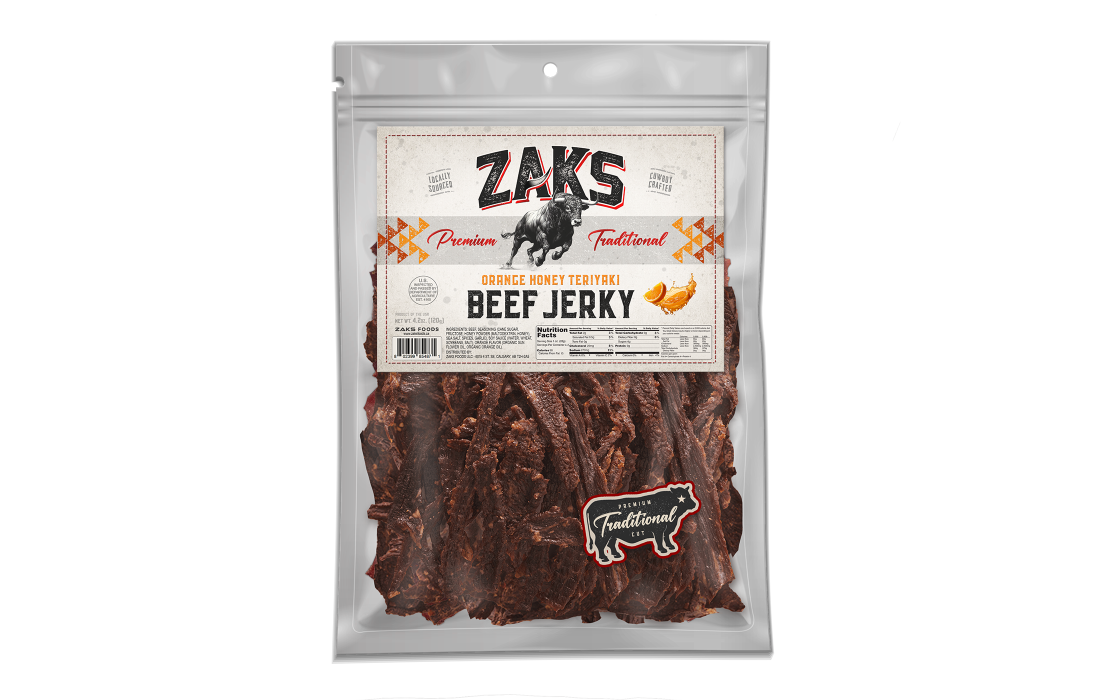 Zaks Traditional Jerky Canada (various)