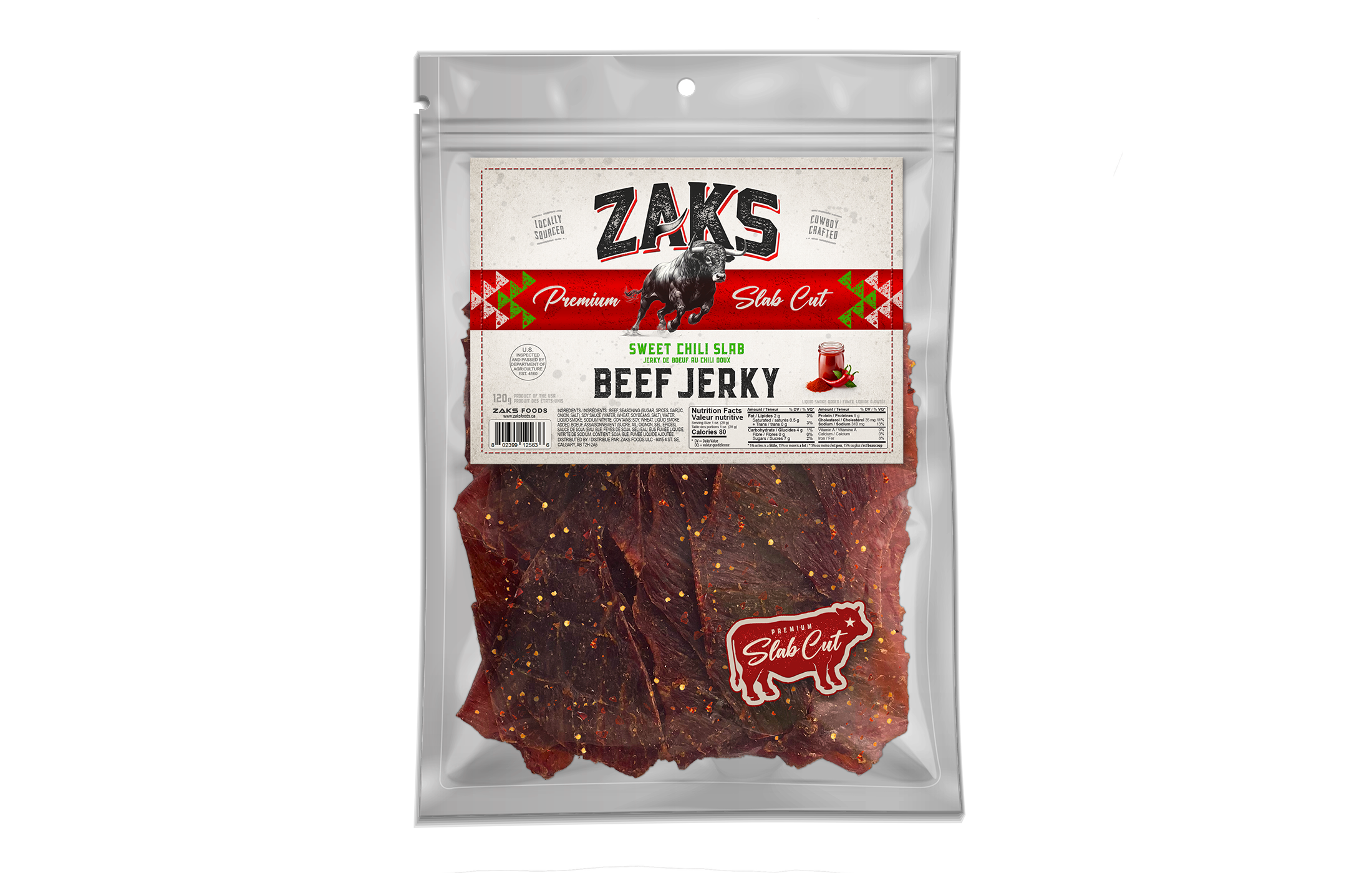 Zaks Slab Jerky USA (various)