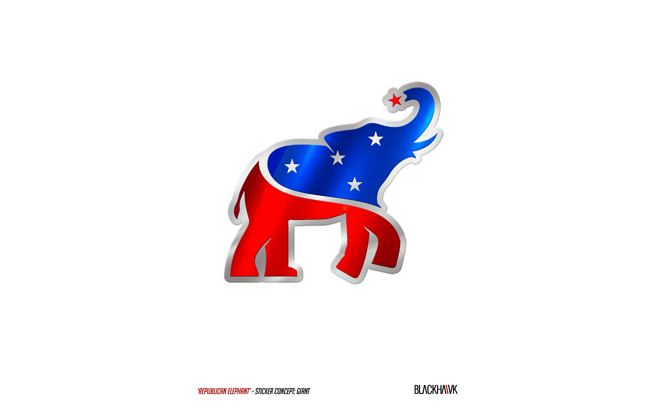 Republican - XL Sticker (various)