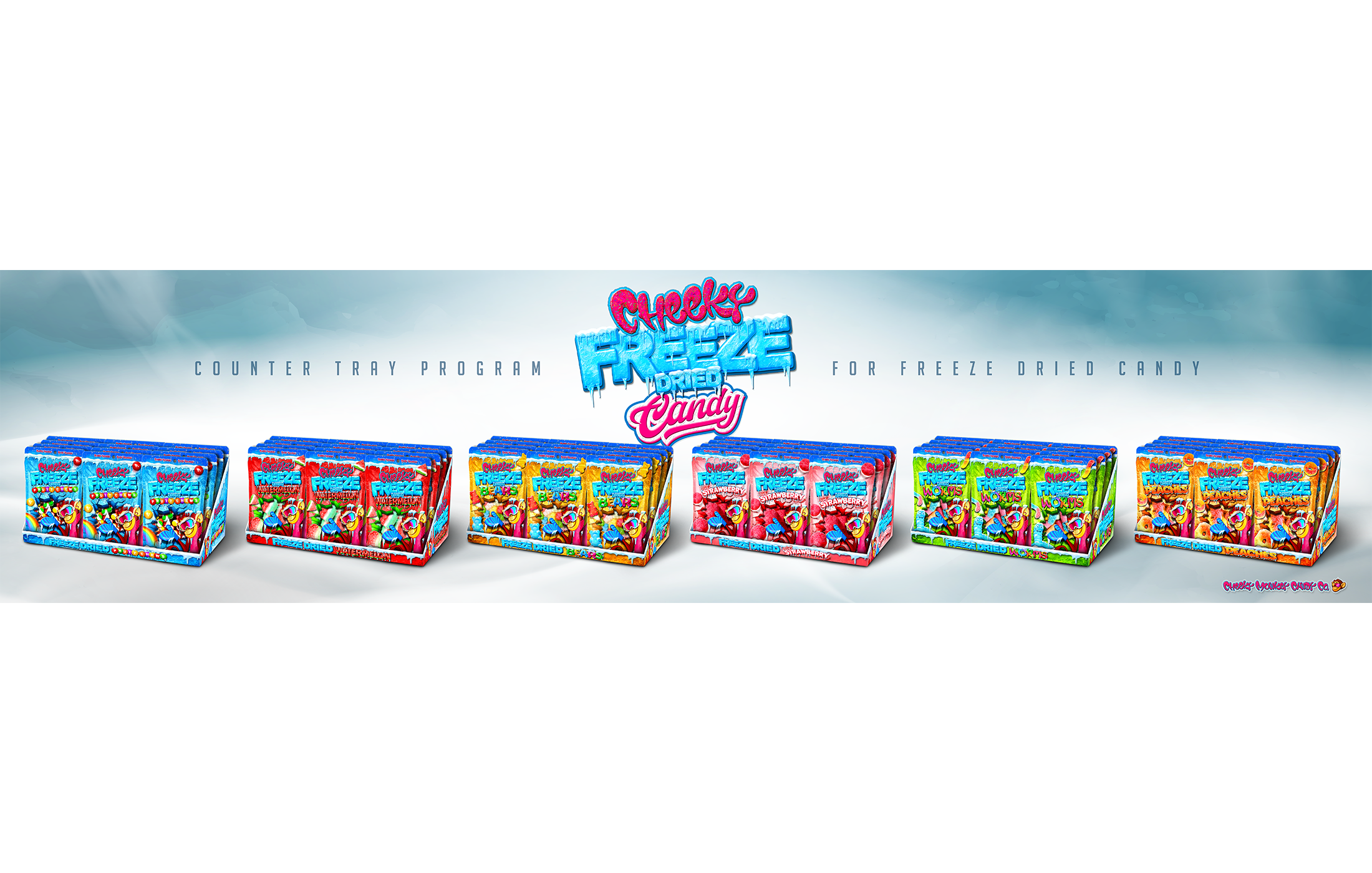 Cheeky Freeze - Counter Display Caddies