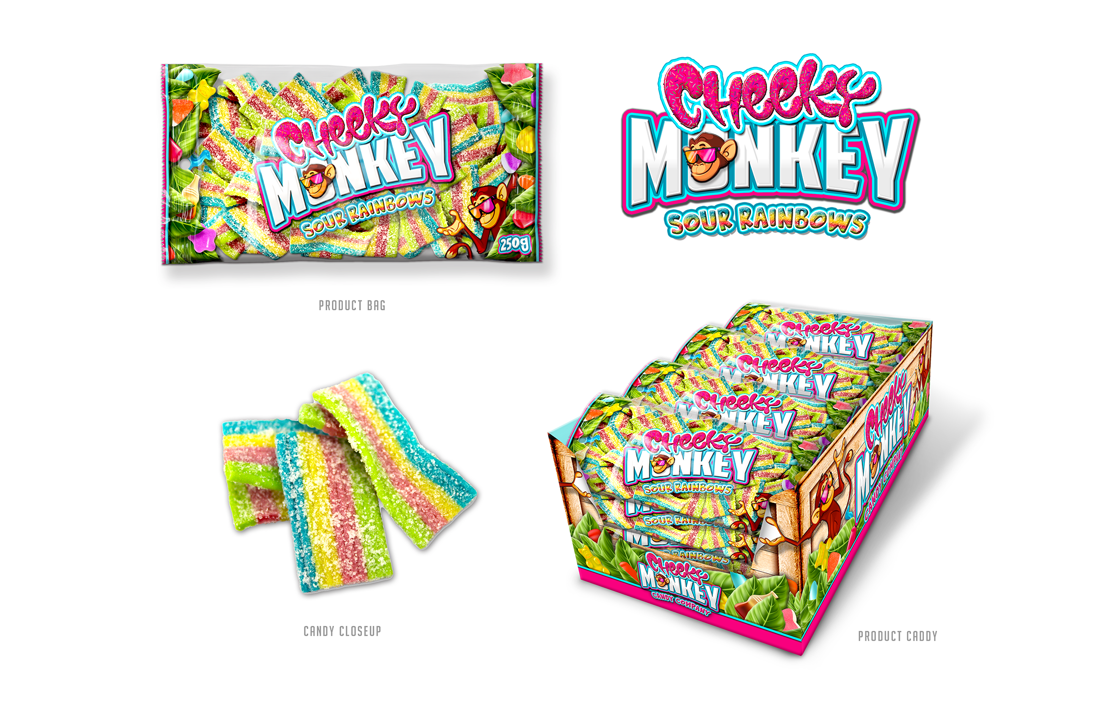 Cheeky Monkey - Sour Rainbows