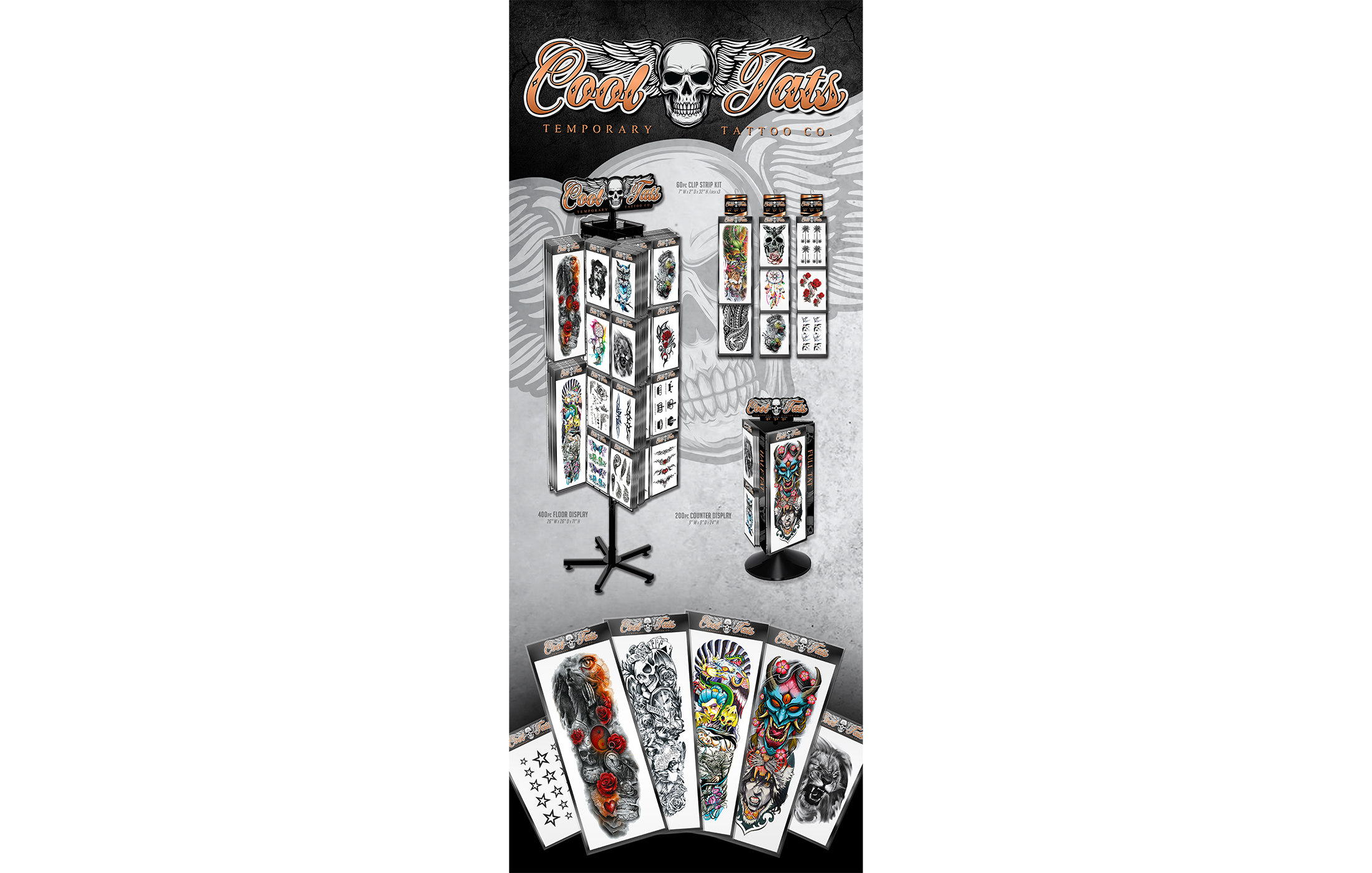 Cool Tats - Trade Show Pop-up Banner