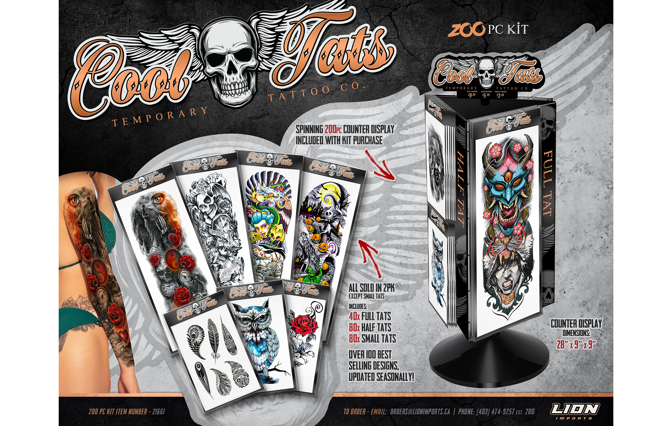 Cool Tats - Counter Display v1 Flyer