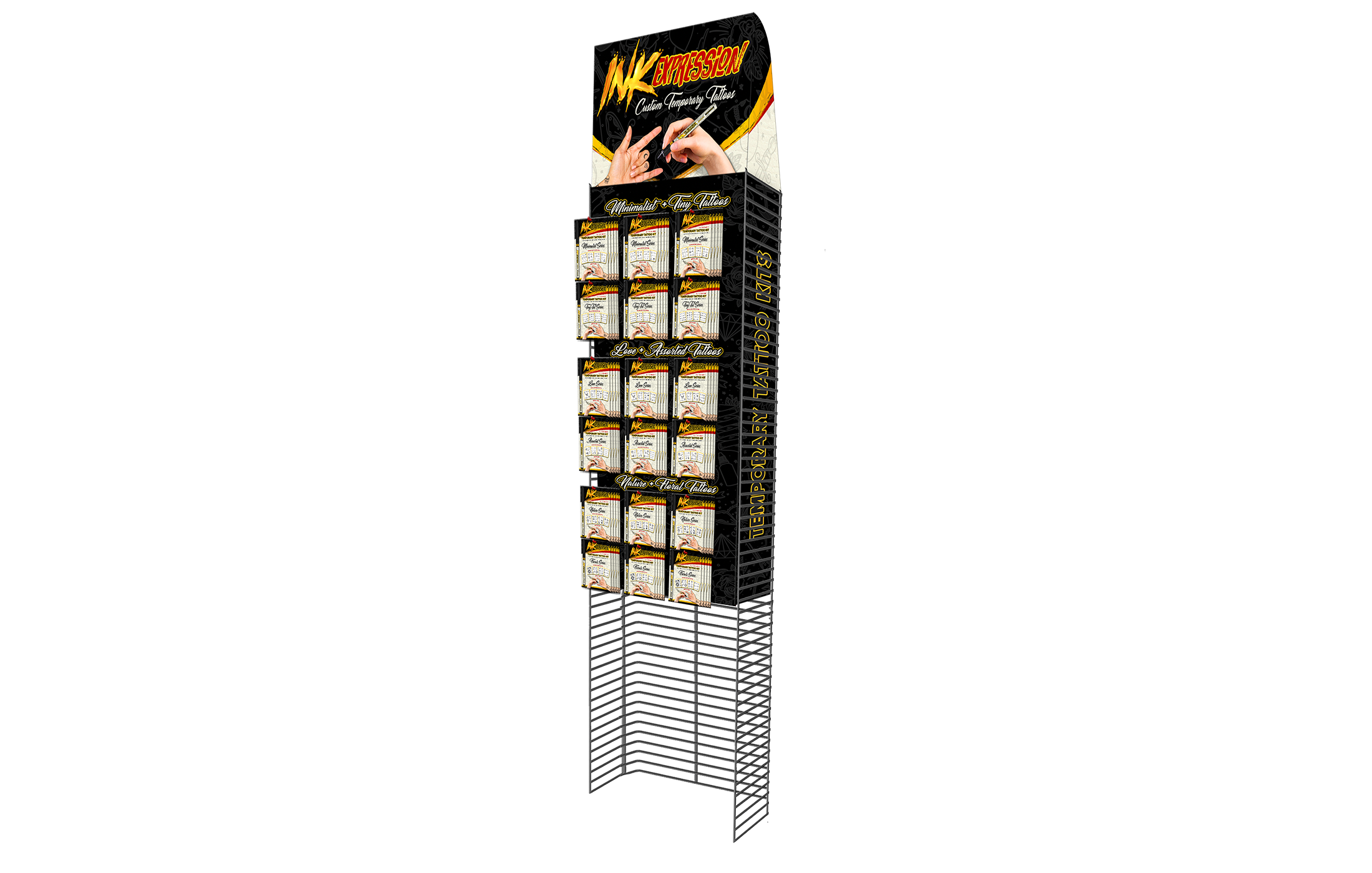 Ink Expression - Power Panel Display with Wireframe