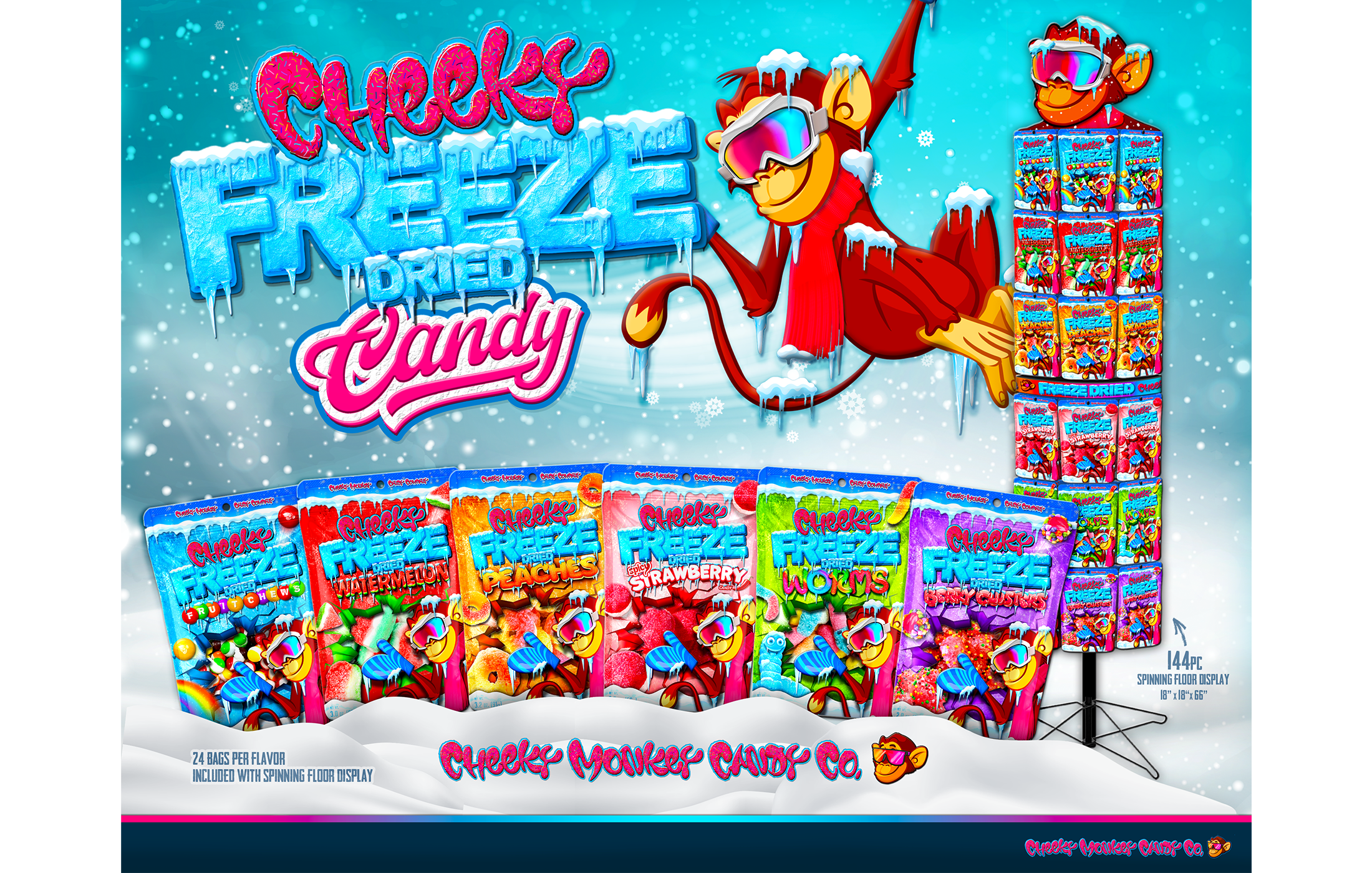 Cheeky Freeze - Intro Flyer w/ Display 1