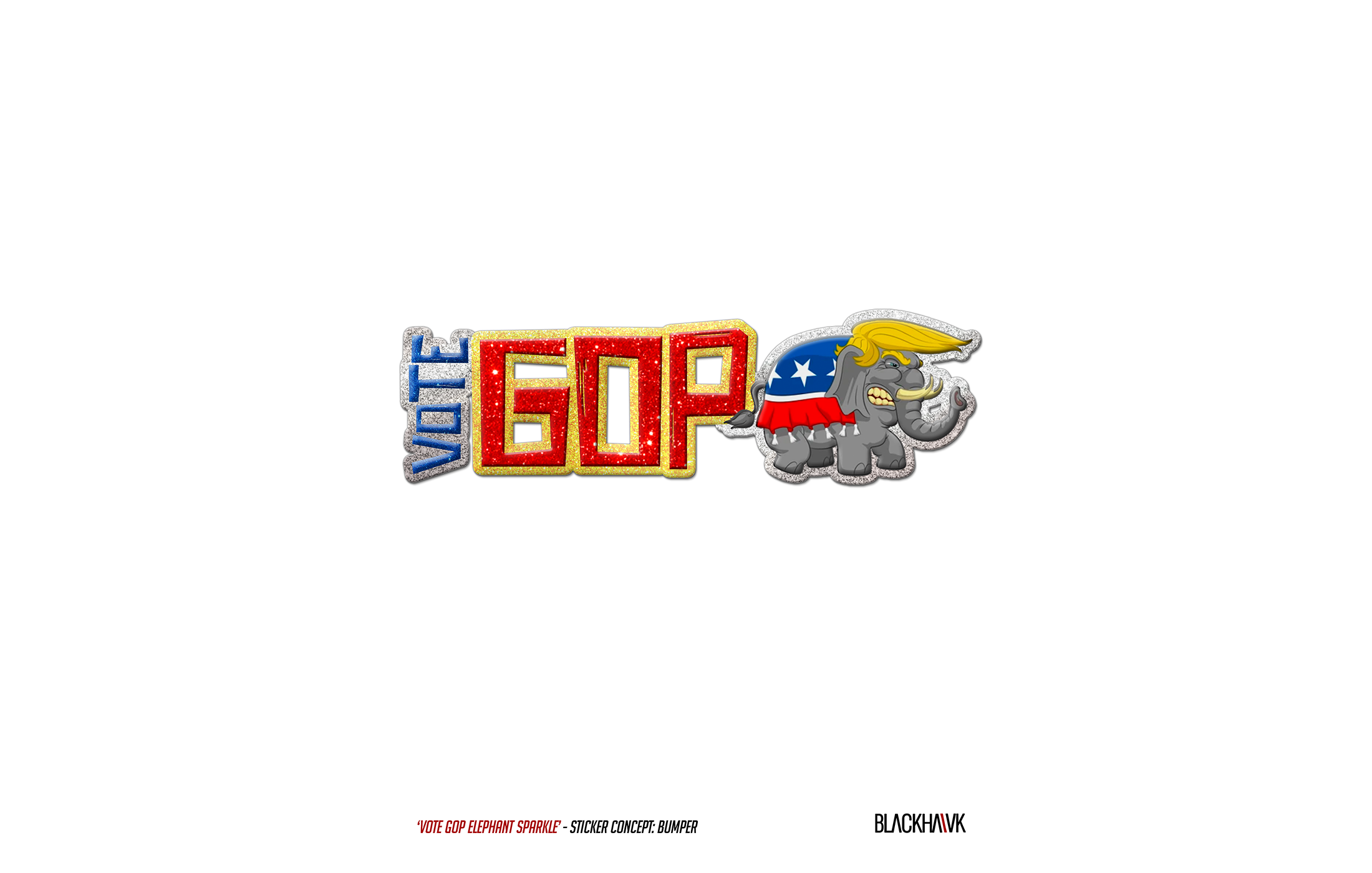 Republican - Bumper Sticker (various)
