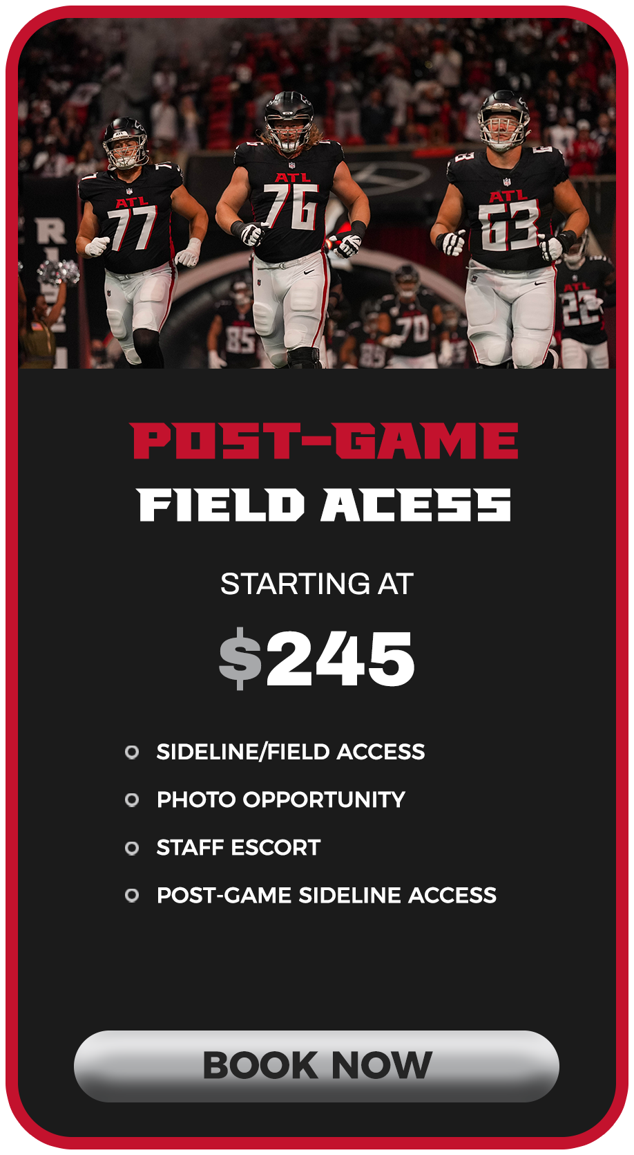 Atlanta Falcons Experiences — Confirmed360