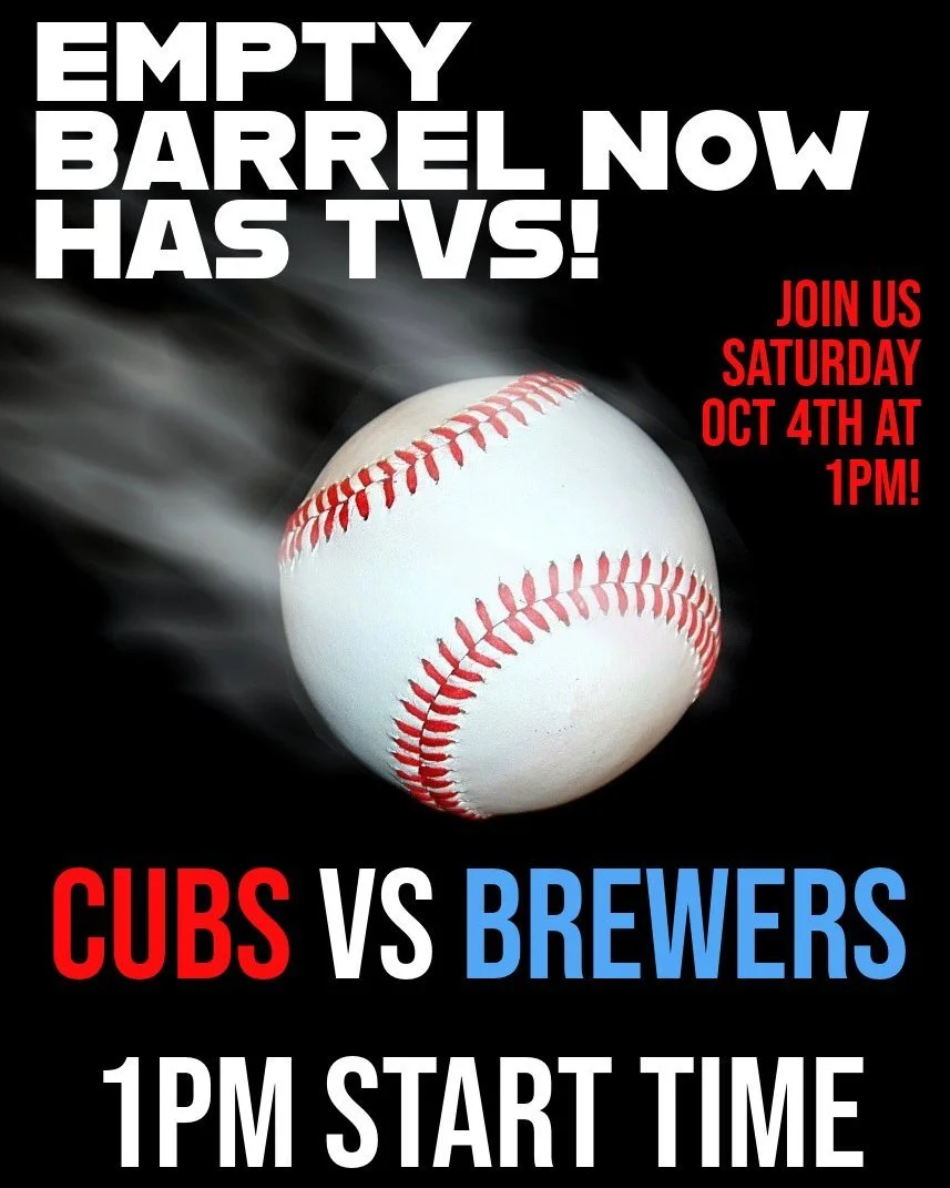 ⚾ Playoff Brewers on our brand-new TVs this Saturday at 1pm! 🎉
Every time the Brewers score a run &rarr; YOU could win a prize 🍻🎁 Don't miss it!

#waupaca #waupacachainolakes #waupacawi #distillery