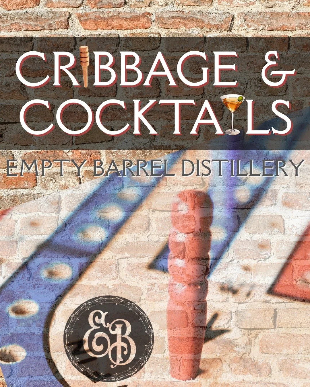 Thursday January 15th at 6pm will be our first Cribbage &amp; Cocktails event! This cribbage round robin has limited spots so make sure to sign up with the link below!
https://docs.google.com/forms/d/e/1FAIpQLScKFgZdXreDLQ1MUz4X4_87Txjm2D2tx3vQSCUZuB