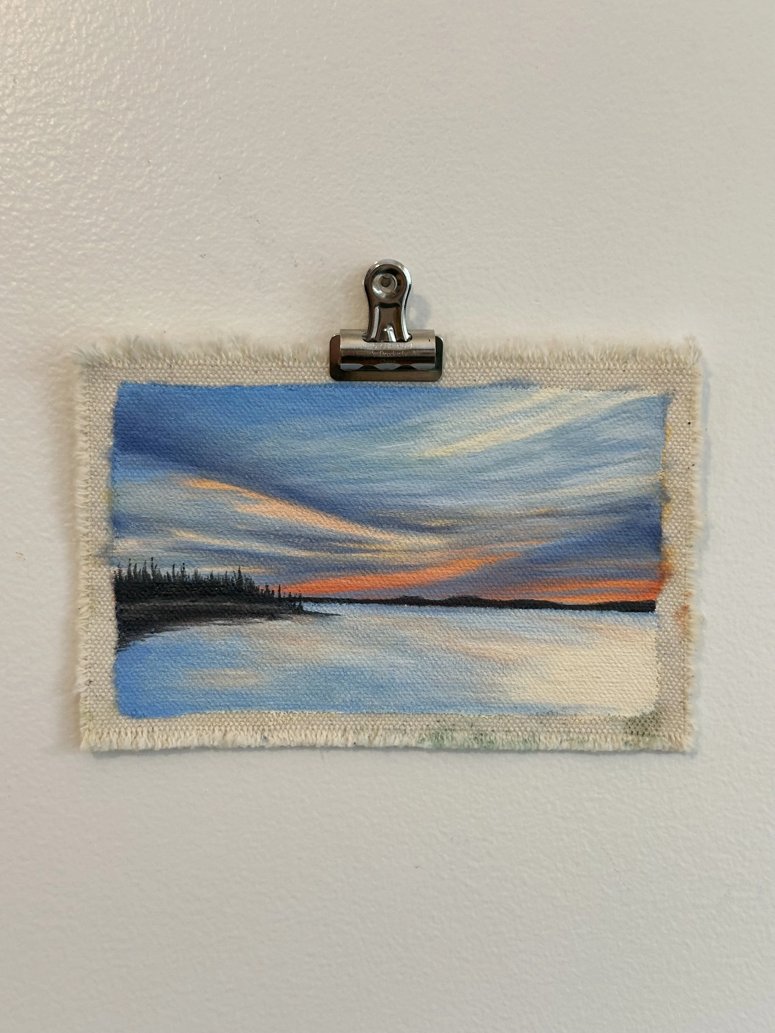 "Creamsicle" - Framed Original - 4”x6”