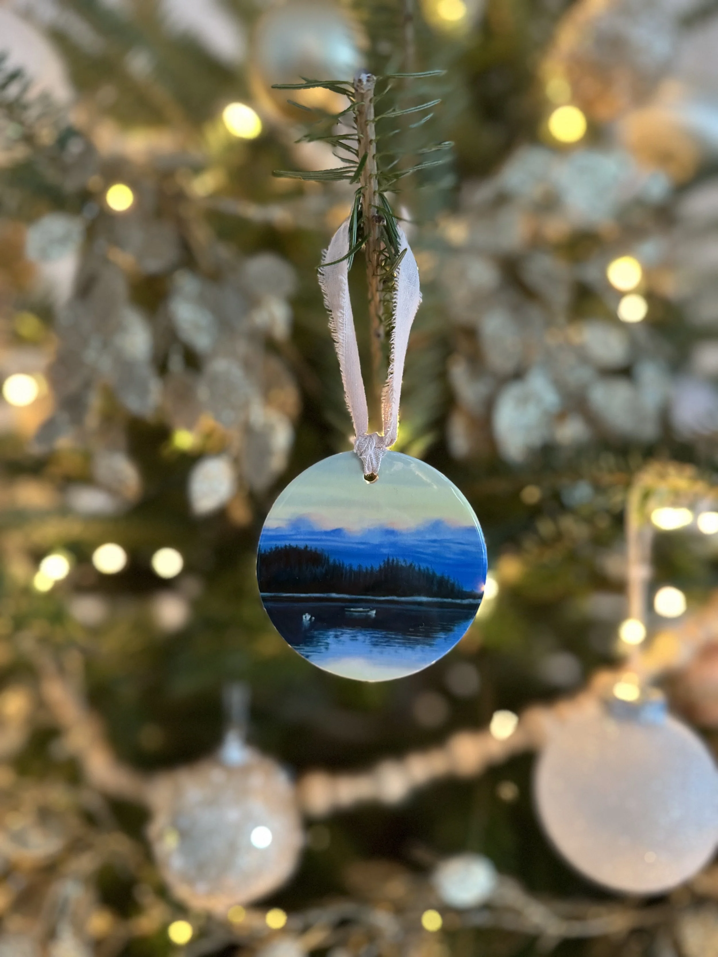 Evening Anchors - Ceramic Ornament