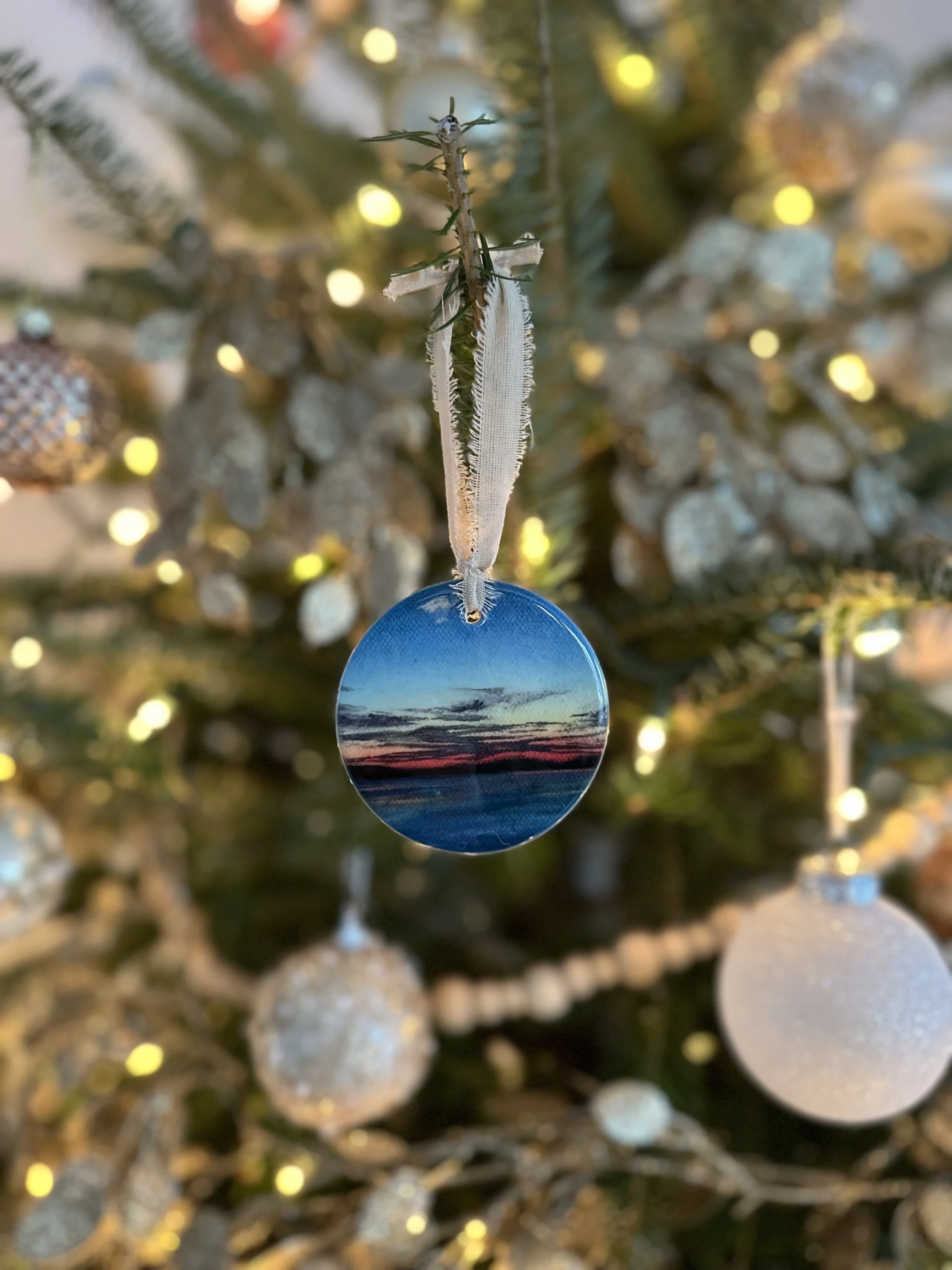 Last Light - Ceramic Ornament