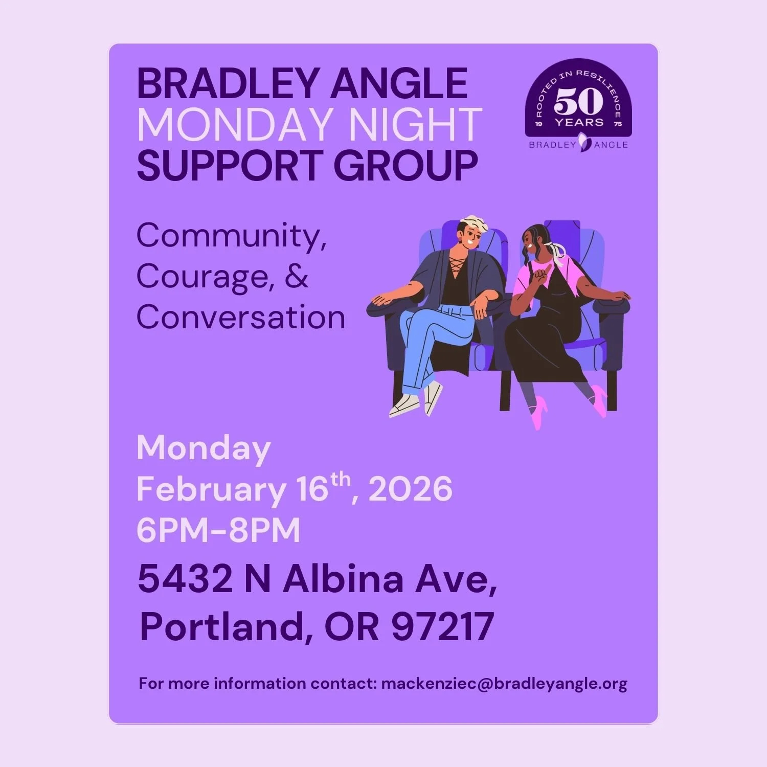 Bradley Angle Monday Night Support Group