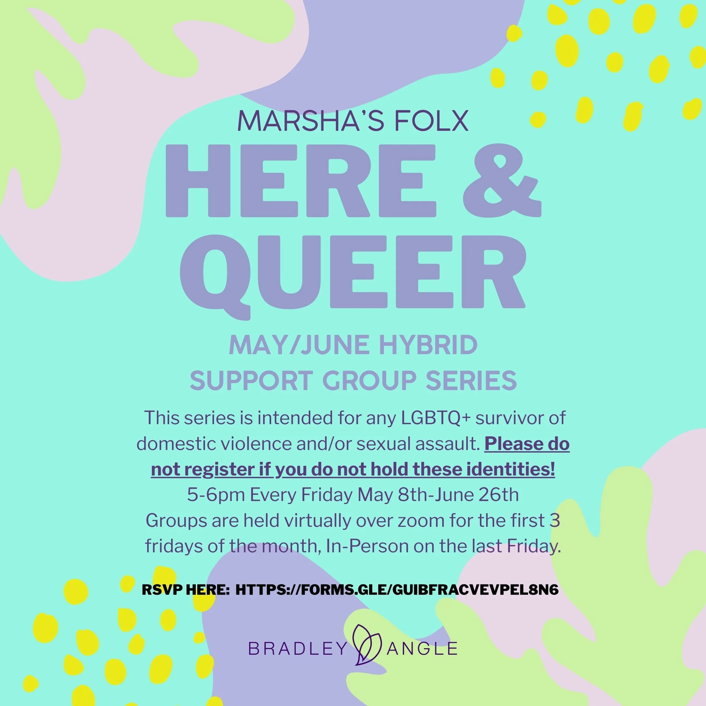 Marsha's Folx Here and Queer Support Group