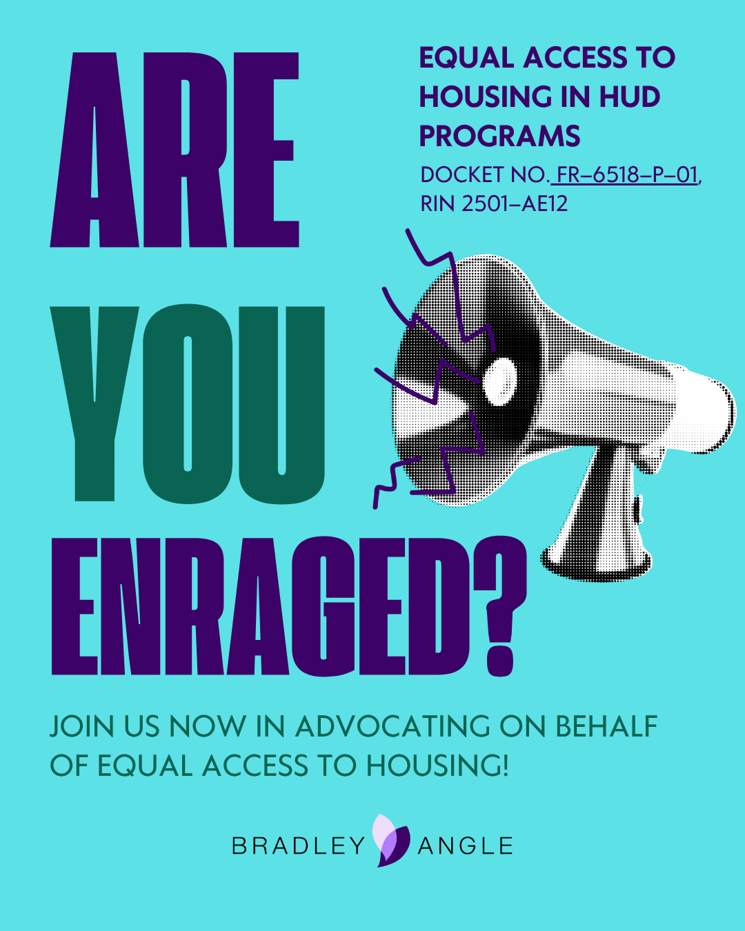 Bradley Angle opposes HUD’s proposed rule, “Equal Access to Housing in HUD Programs Revisions”