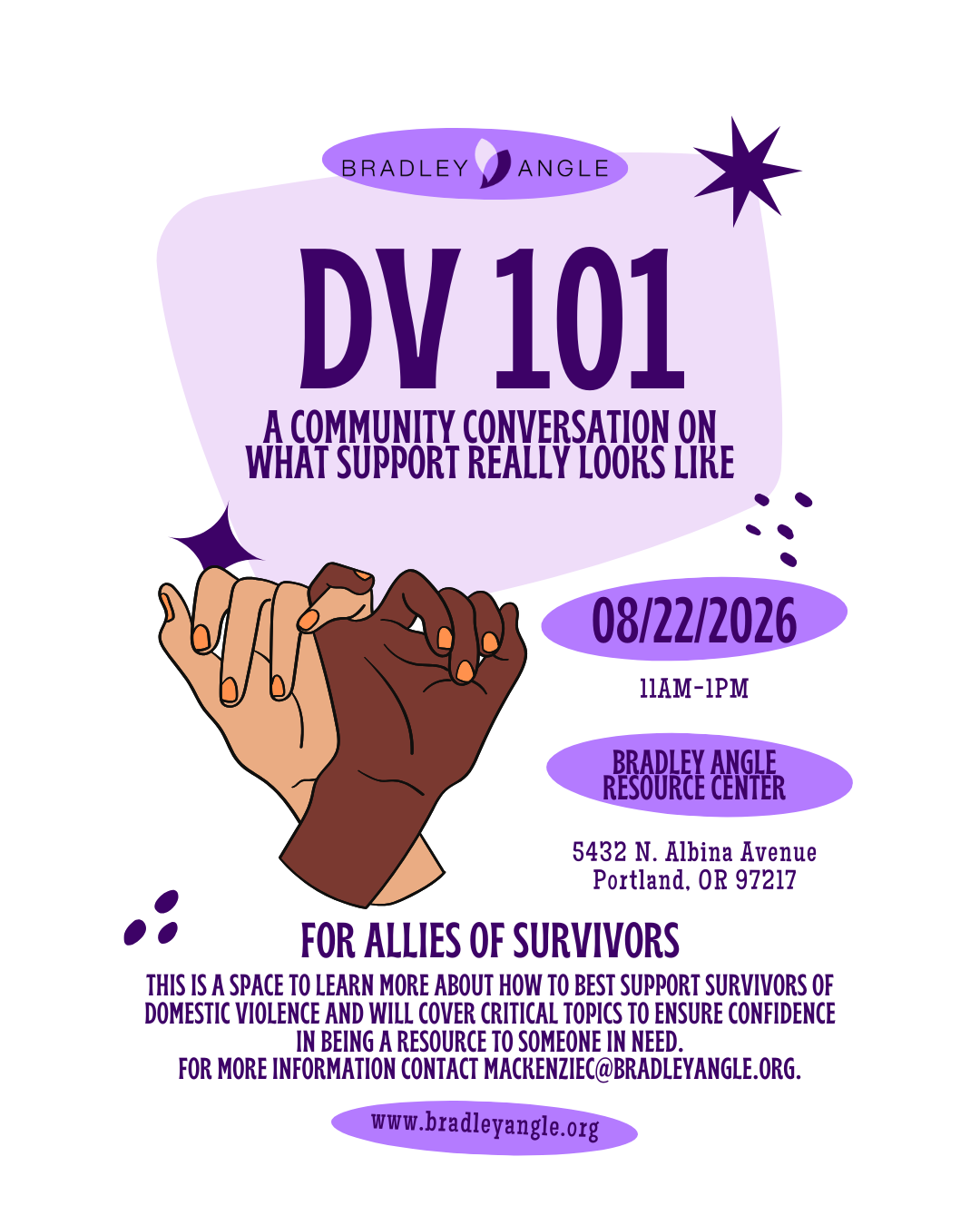 DV 101: A Community Conversation on What Support Really Looks Like