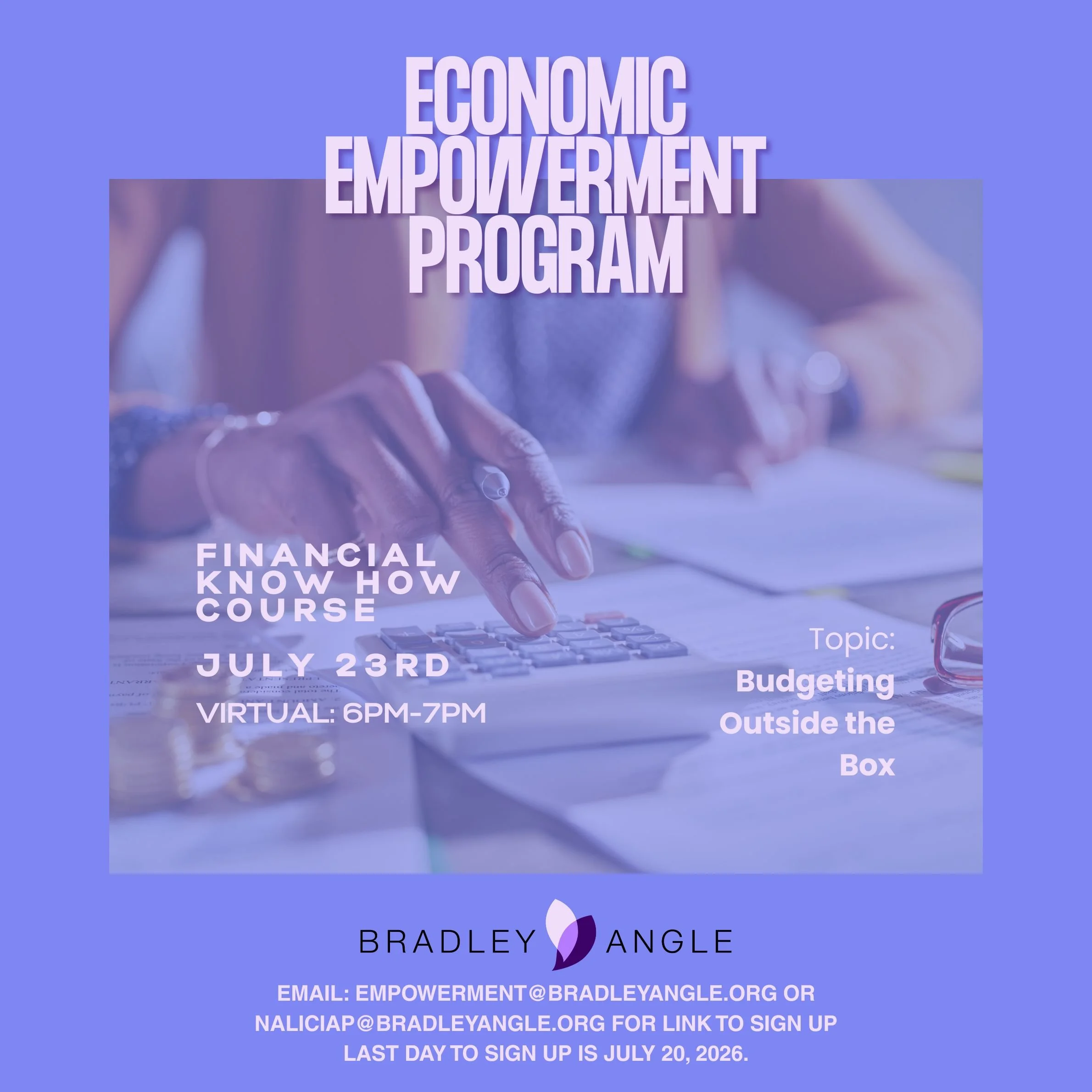 Economic Empowerment Program Financial Know-How Course: Budgeting Outside the Box