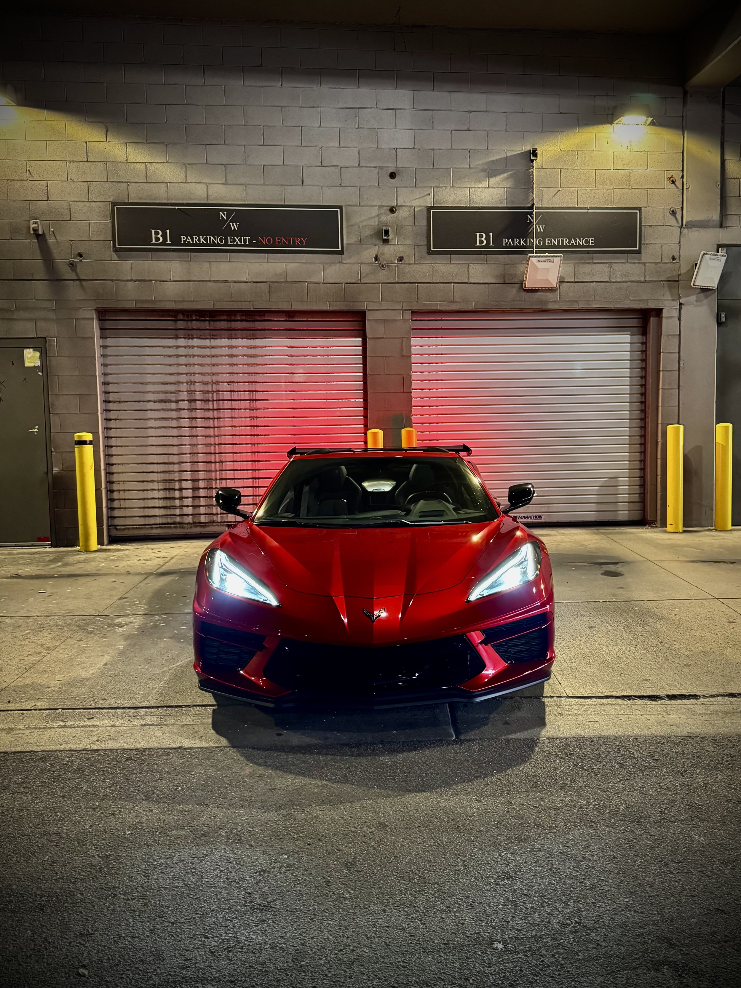 Red Corvette C8 rental in Chicago – Axel Luxury