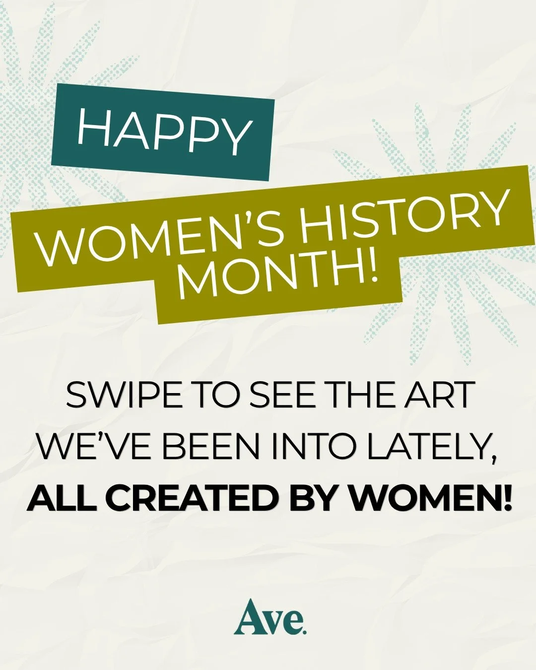 Happy #WomensHistoryMonth!

So much of what&rsquo;s shaping culture right now is being created by women, but here are a few of our current favorites.

Also&hellip; it feels like a fitting time to reflect on women building things of their own. More on