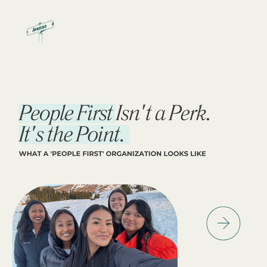 People First Isn't a Perk. It's the Point.