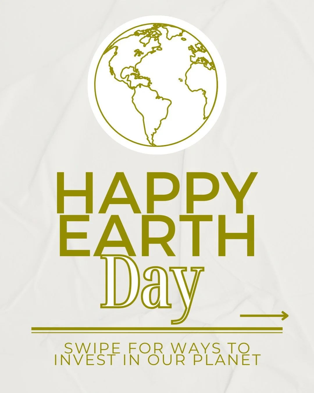 Happy Earth Day!  Leaving things better than we found them isn't just a core value. It's how we try to show up for our planet, too.

This year's theme, #OurPowerOurPlanet, is a reminder that real change happens in community, through shared purpose an