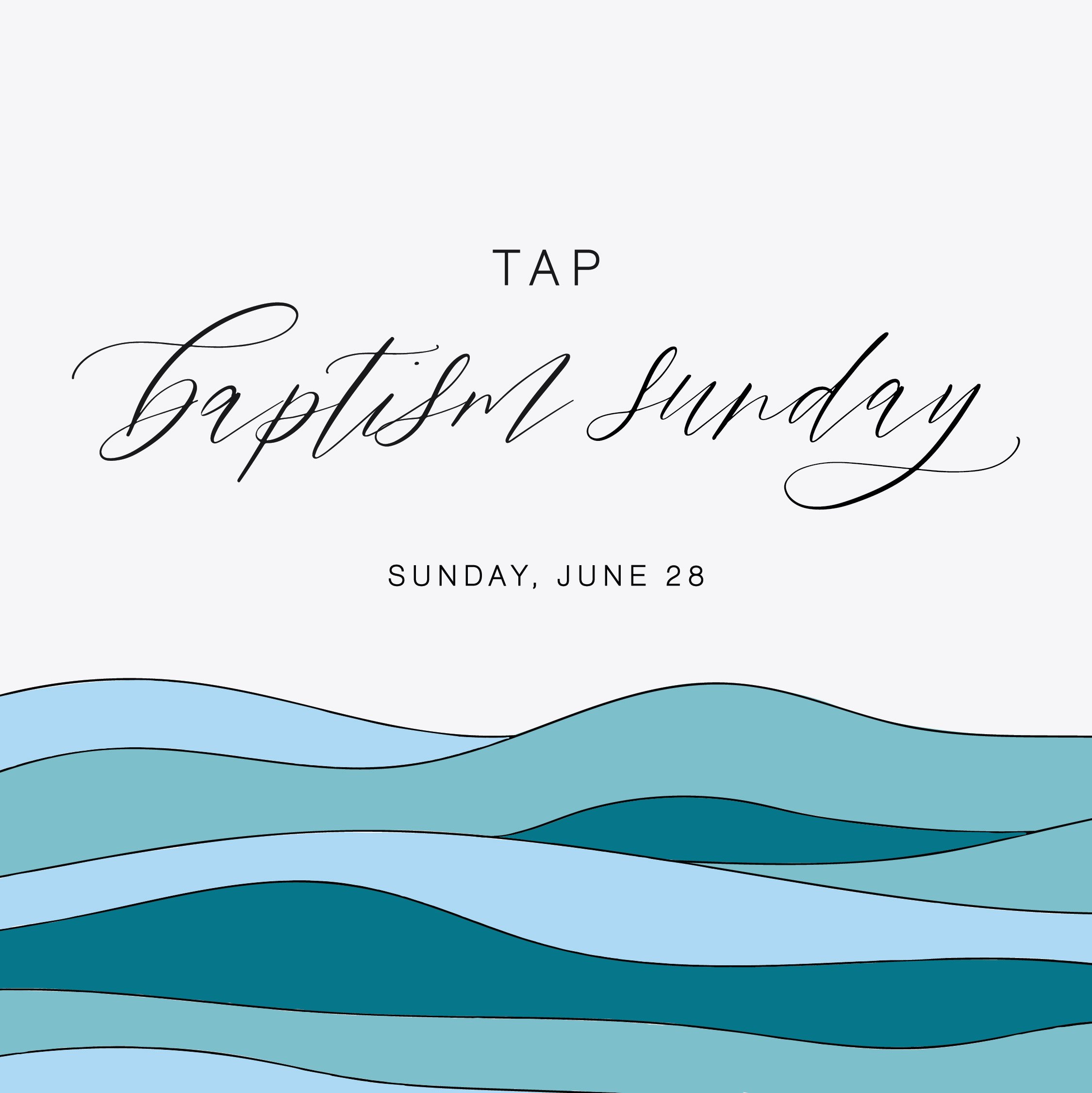 Baptism Sunday