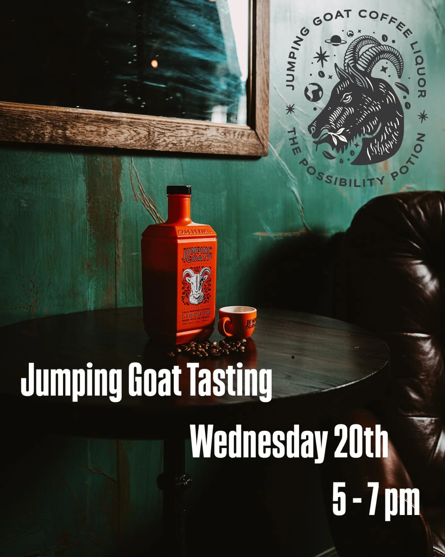 👑🐐 FREE TASTING 🐐👑

It&rsquo;s about damn time! Join us this Wednesday in the shop to taste your way through the Jumping Goat range. Come find out why we would happily replace our daily water intake with this magical elixir! Rumour has it that th