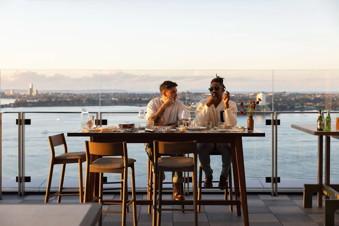 Open all long weekend! Sunshine, DJs &amp; rooftop views - see you up here 🍸☀️