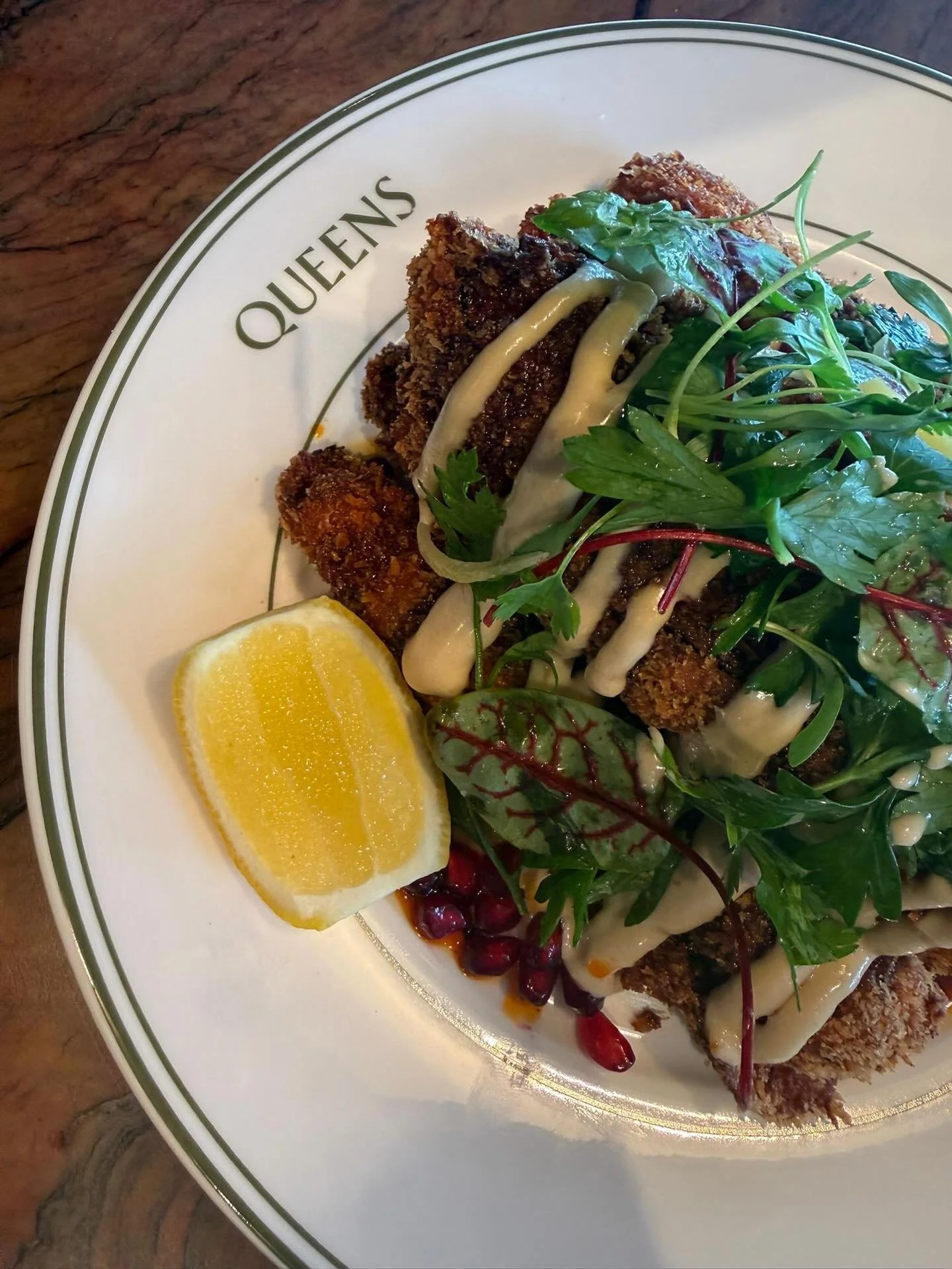 New deliciousness hitting our menu! 
Eggplant w/ tahini cr&egrave;me preserved lemon &amp; vincotto