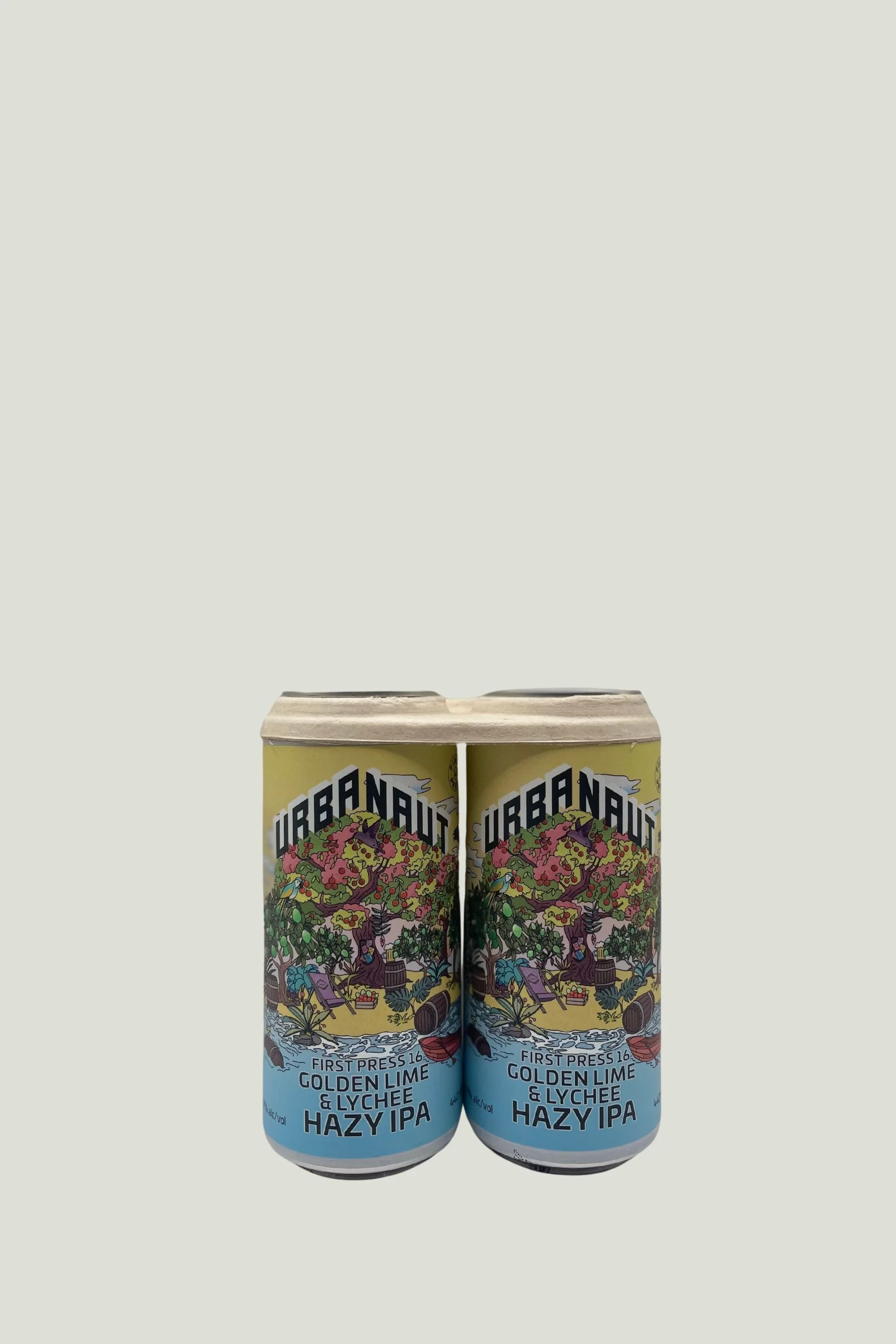 Urbanaut First Press 16 Golden Lime & Lychee 440ml 2 Pack